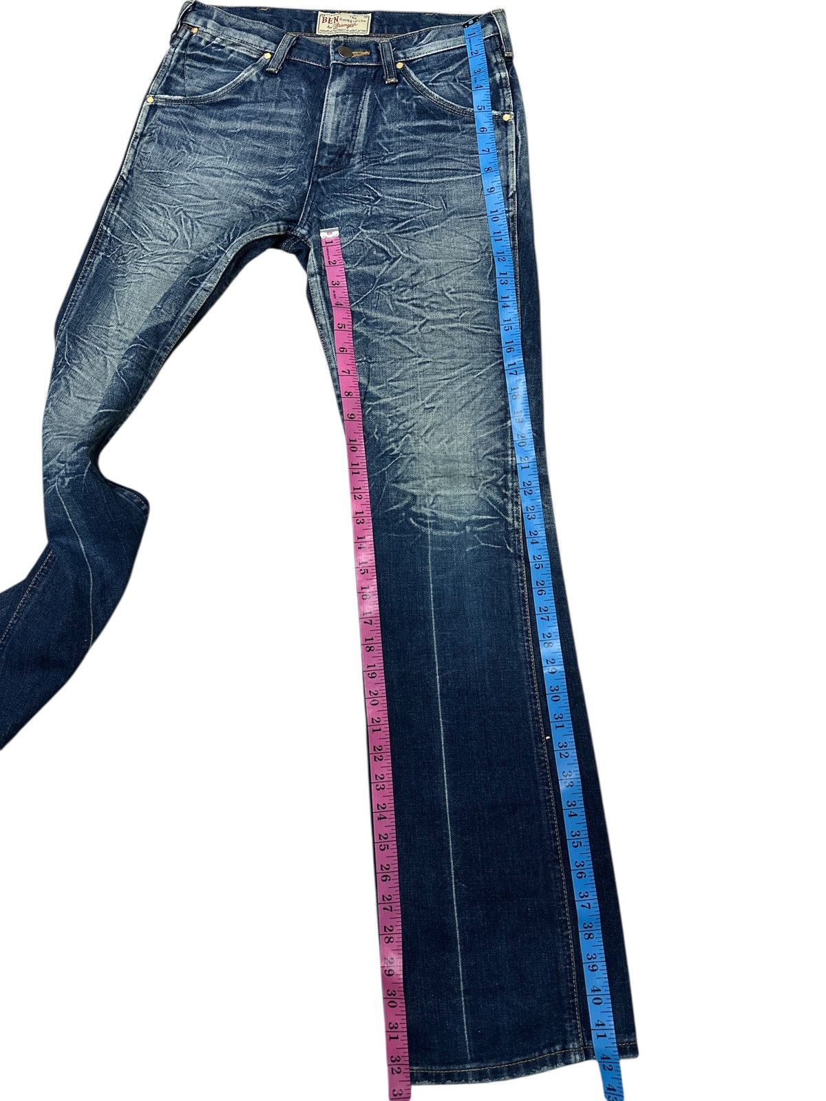 Vintage Vintage Wrangler Blue Bell Flare . Size US 30 / EU 46 - 11 Thumbnail