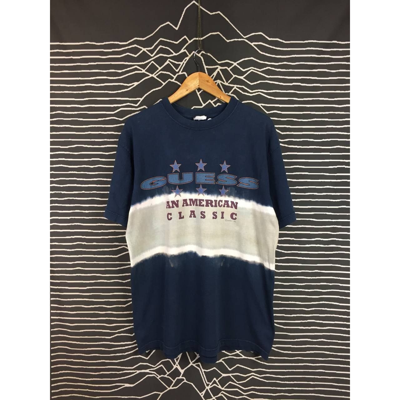 Guess × Vintage Vtg 1995 GUESS An American Classic Made In Usa Tie Dye Tee Size US M / EU 48-50 / 2 - 2 Thumbnail