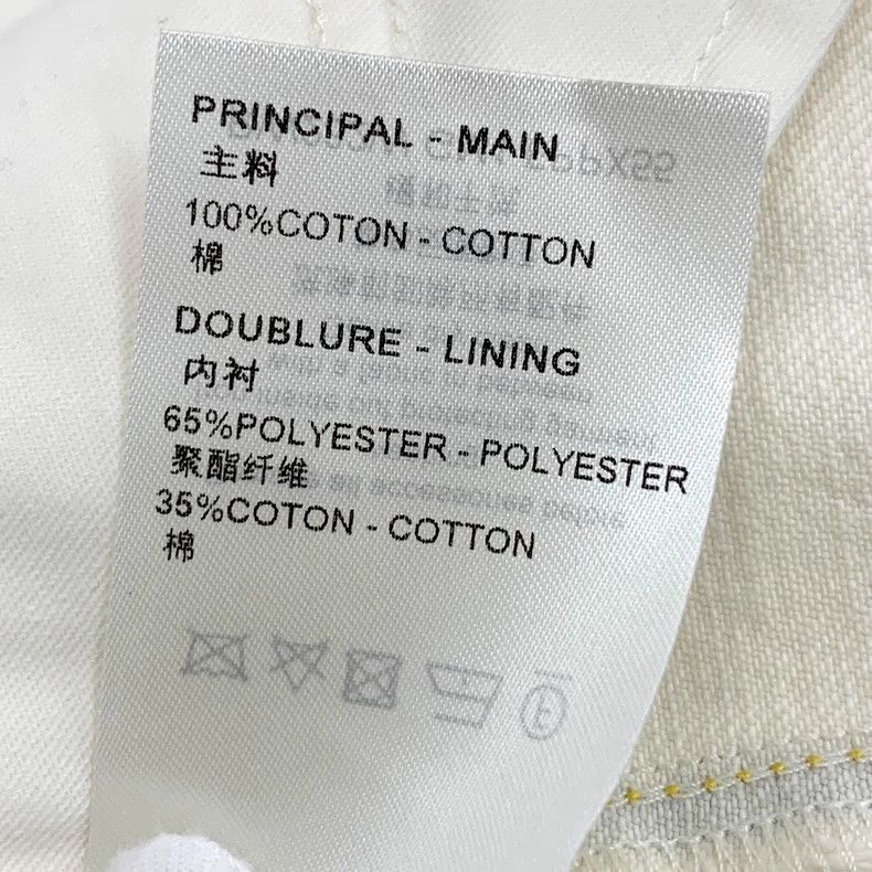 Louis Vuitton Louis Vuitton 23 white cotton casual wide-leg denim trouse Size US 36 / EU 52 - 9 Thumbnail