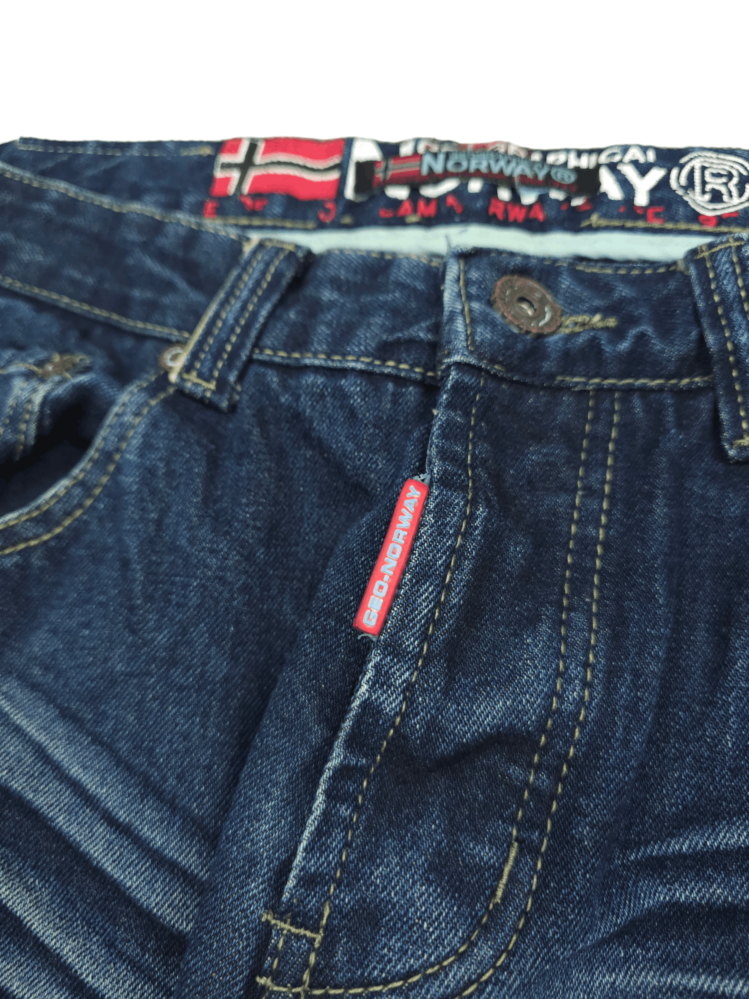 Japanese Brand 💎 Size 34/34 Washed Y2K Double Knee Denim Jeans Y2K Size US 34 / EU 50 - 9 Thumbnail