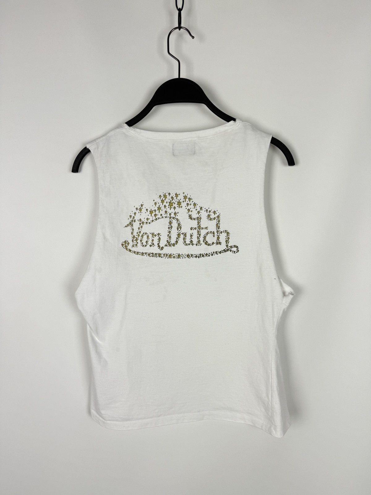 Von Dutch Y2K Vintage Von Dutch Din Din Fairy Cut Off Tank Top Size L / US 10 / IT 46 - 8 Thumbnail