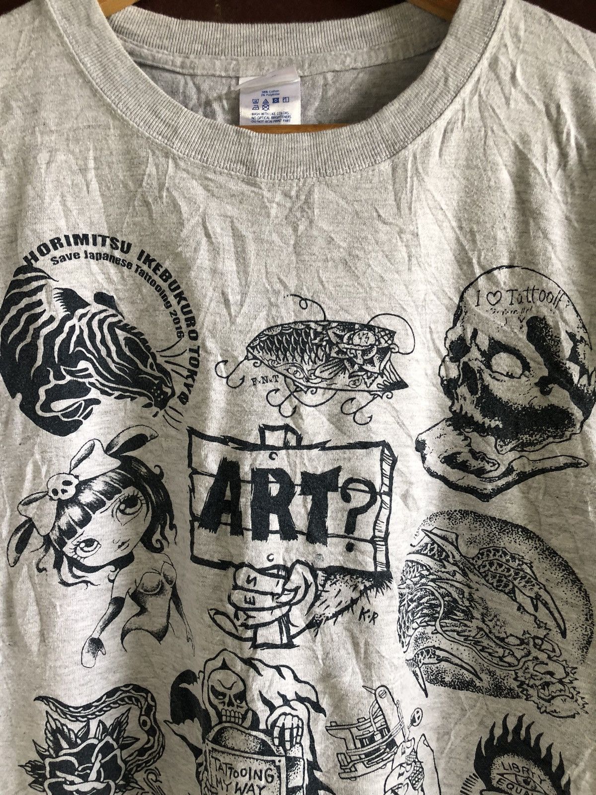 Fuck Art, Make Tees × Japanese Brand × Vintage Vintage Y2K Japanese Brands Art Tshirt Size US L / EU 52-54 / 3 - 3 Thumbnail