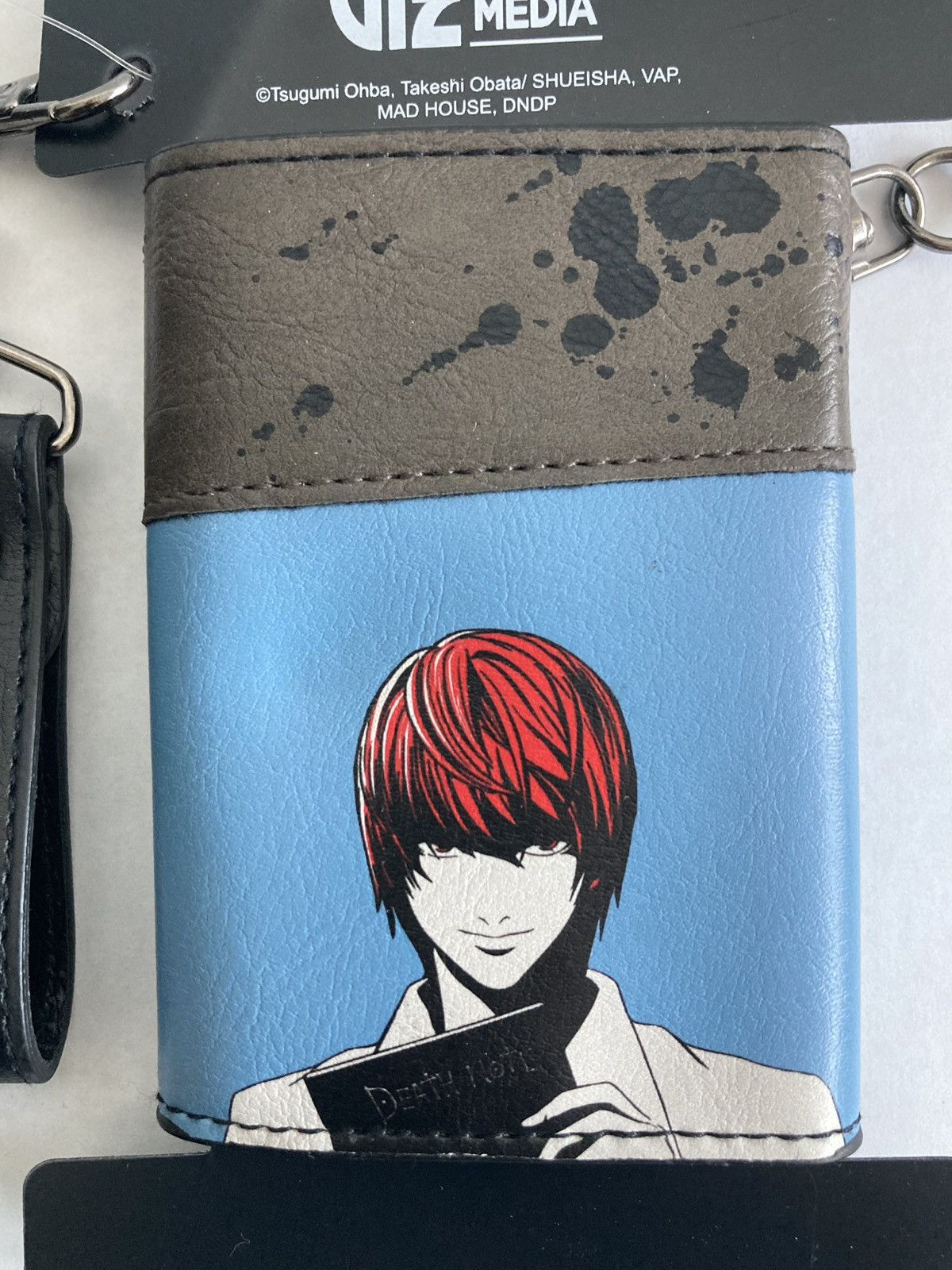 Hot Topic DEATH NOTE WALLET TRIFOLD W/ CHAIN L LIGHT YAGAMI BIOWORLD🆕 Size ONE SIZE - 7 Thumbnail
