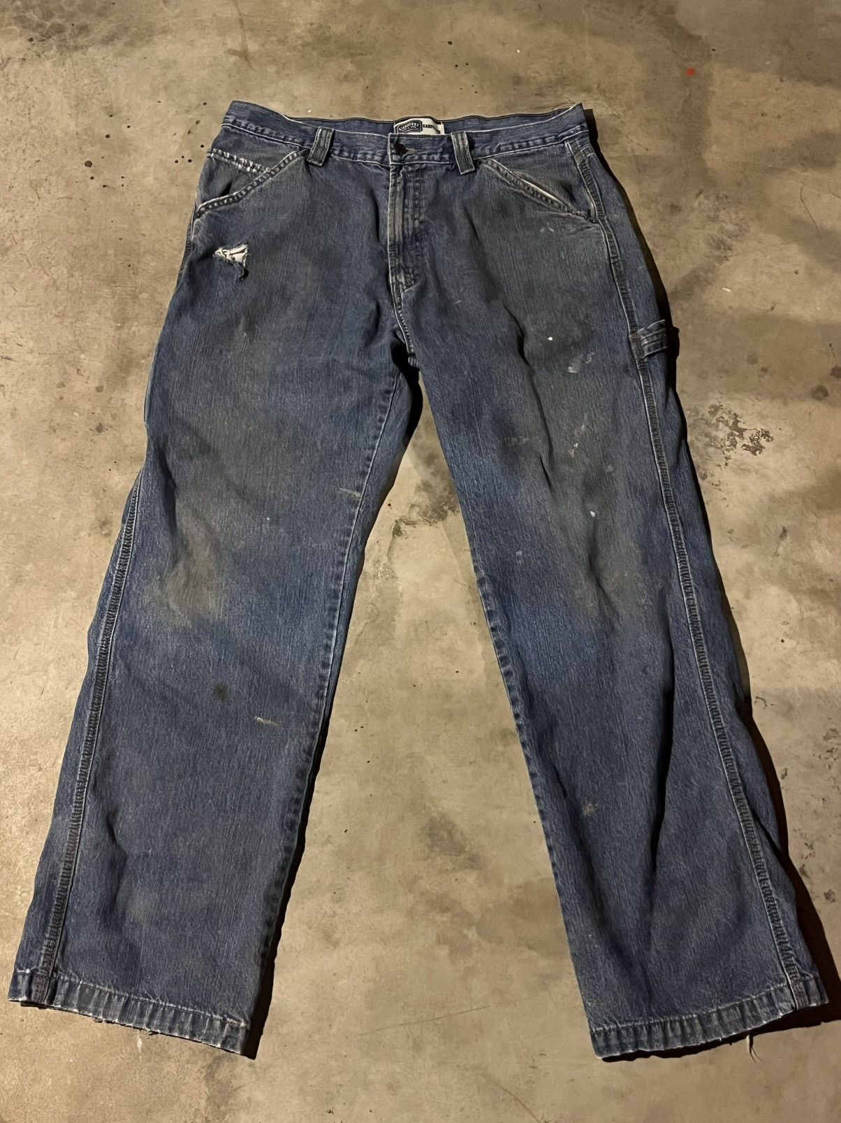 Levi's Y2K Distressed Levi’s Carpenter Skate Grunge Denim Size US 34 / EU 50 - 1 Thumbnail