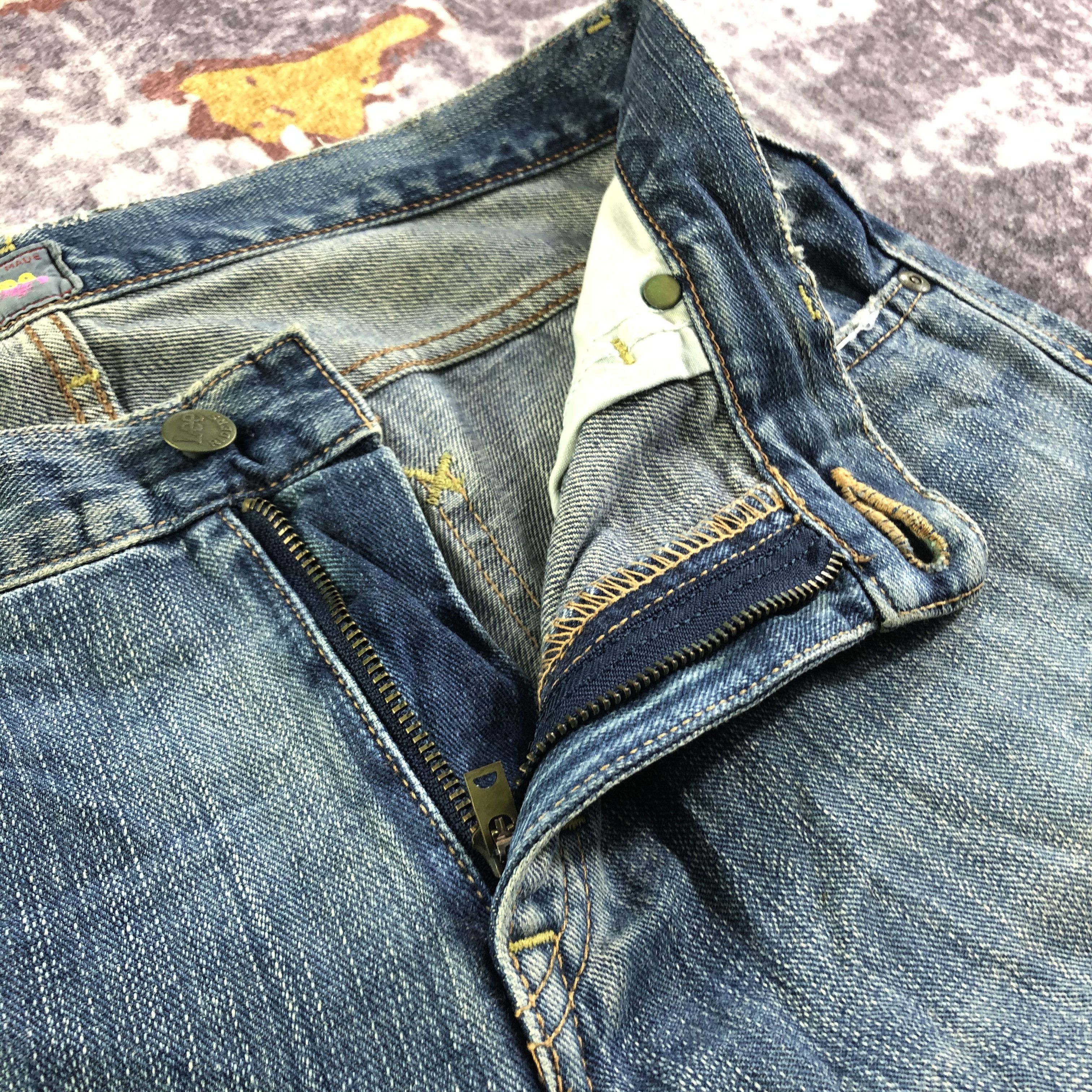 Lee Vintage 90s Lee Selvedge Jeans-JM3526 Size US 33 - 7 Thumbnail
