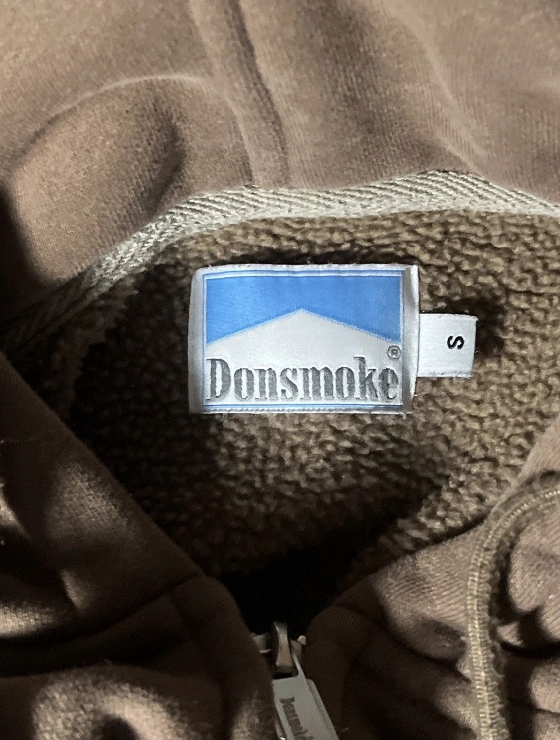 Other Donsmoke Brown College Logo Drawstring Hoodie Size S Size US S / EU 44-46 / 1 - 4 Thumbnail