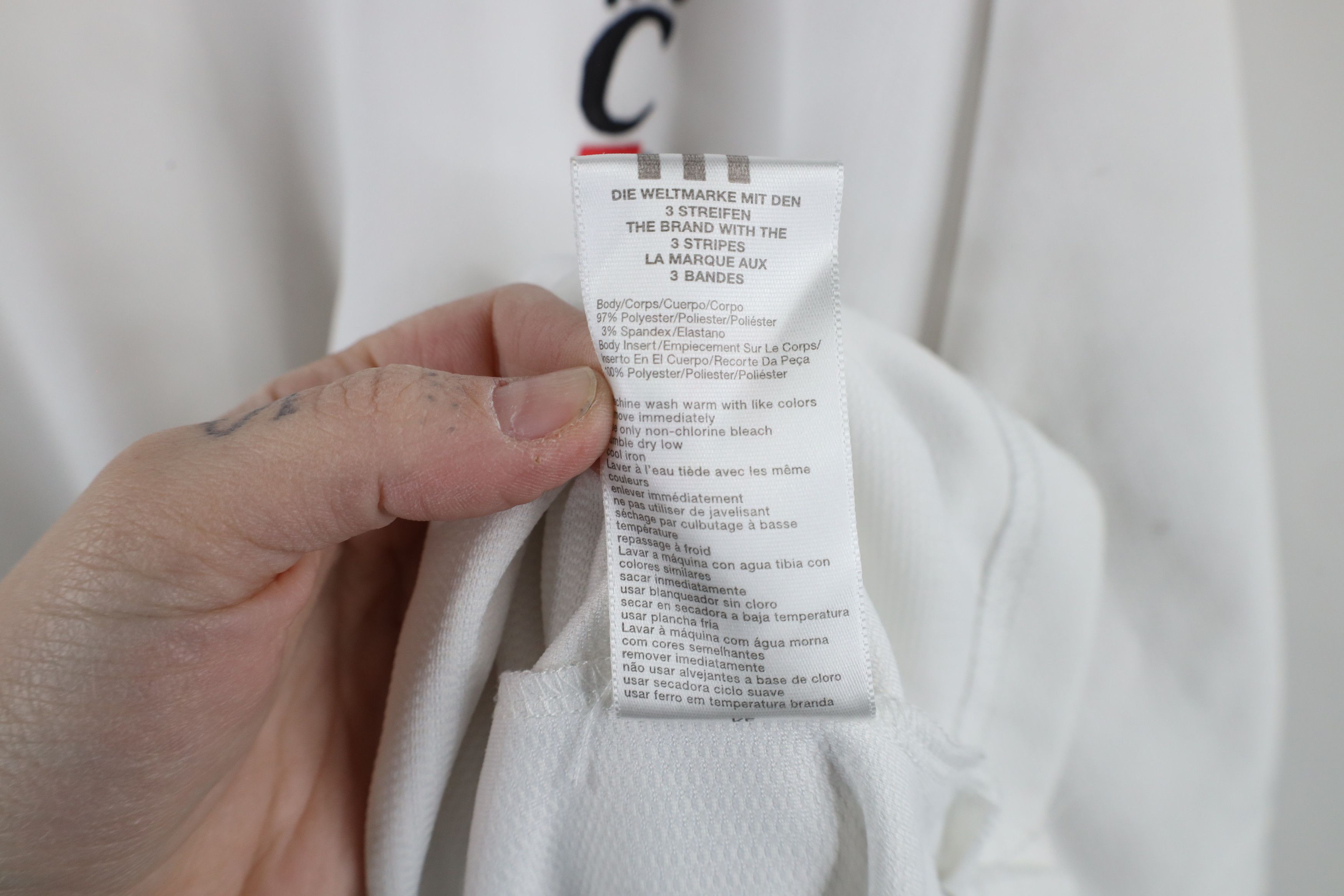 Adidas × Vintage Adidas University of Cincinnati Football T-Shirt White Size US XL / EU 56 / 4 - 11 Thumbnail