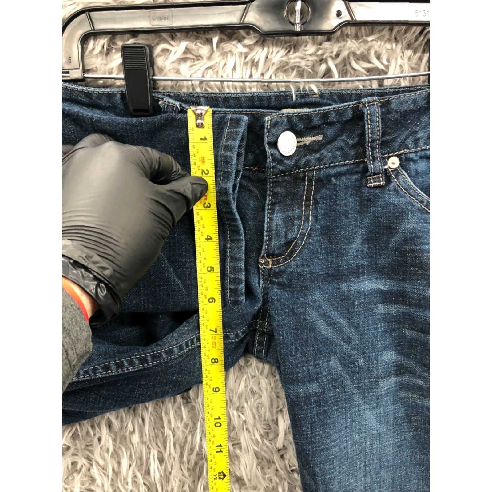 Vintage Paris Blues Jeans Low Rise Straight Womens Size Small Medium Wash Blue Size 28" / US 6 / IT 42 - 4 Thumbnail