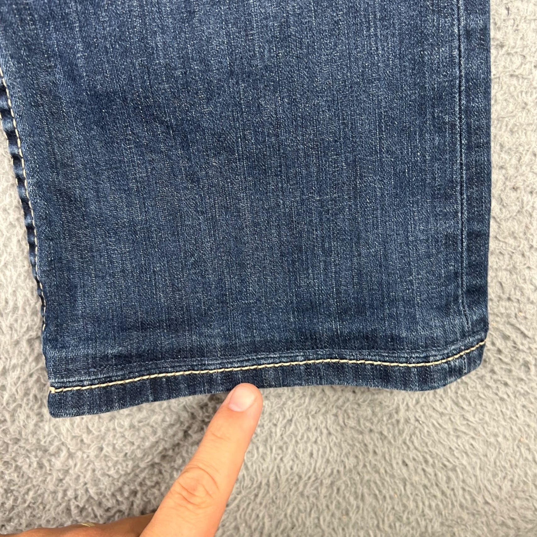 Vintage BKE Buckle Denim Harper 31 R Bootcut Western Blue HEMMED Buckle BKE Jeans 31 Regular Blue Denim Cotton Polyester Spandex Women Size ONE SIZE - 2 Thumbnail