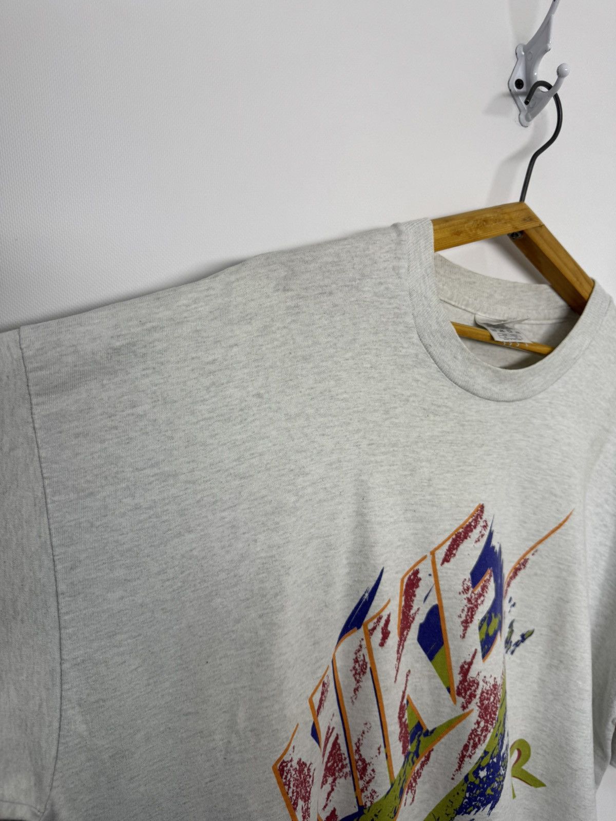 Nike Vintage Y2k Nike Air 🤍 Spellout Big Logo Rare T-shirt 80’s Size US XL / EU 56 / 4 - 7 Thumbnail