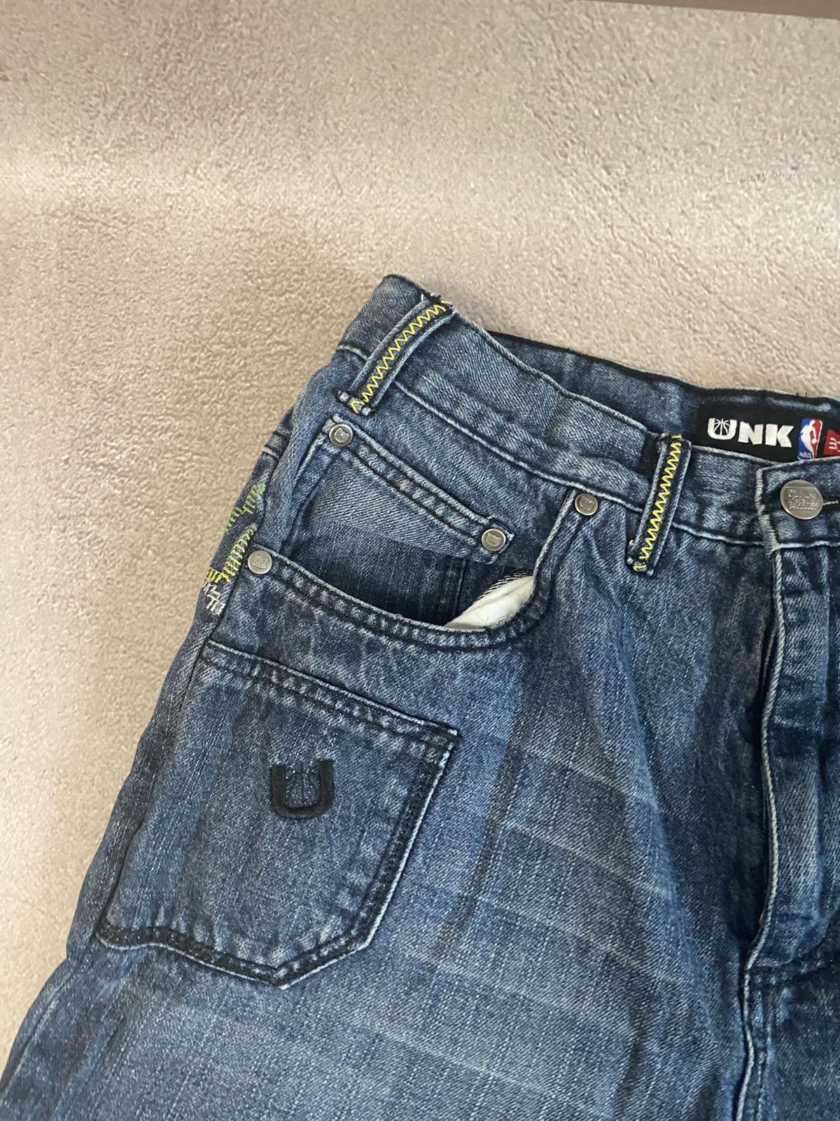 Vintage NBA Celtics Japanese pants If Six Was Nine style y2k jeans Size US 30 / EU 46 - 8 Thumbnail