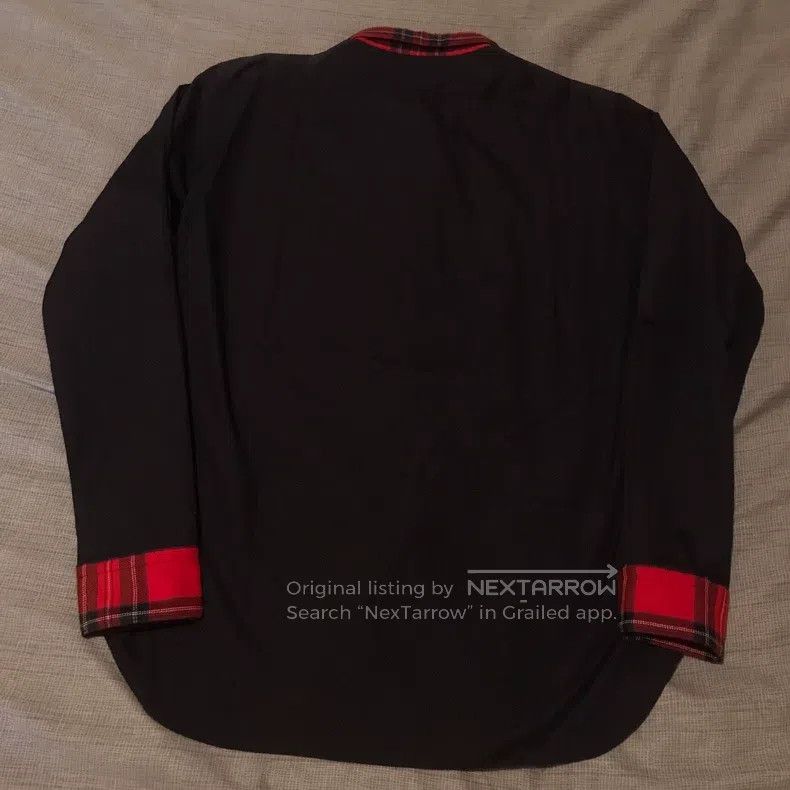 Comme des Garcons Comme Des Garcons English Red and Black Punk Plaid Shirt Size US S / EU 44-46 / 1 - 2 Thumbnail