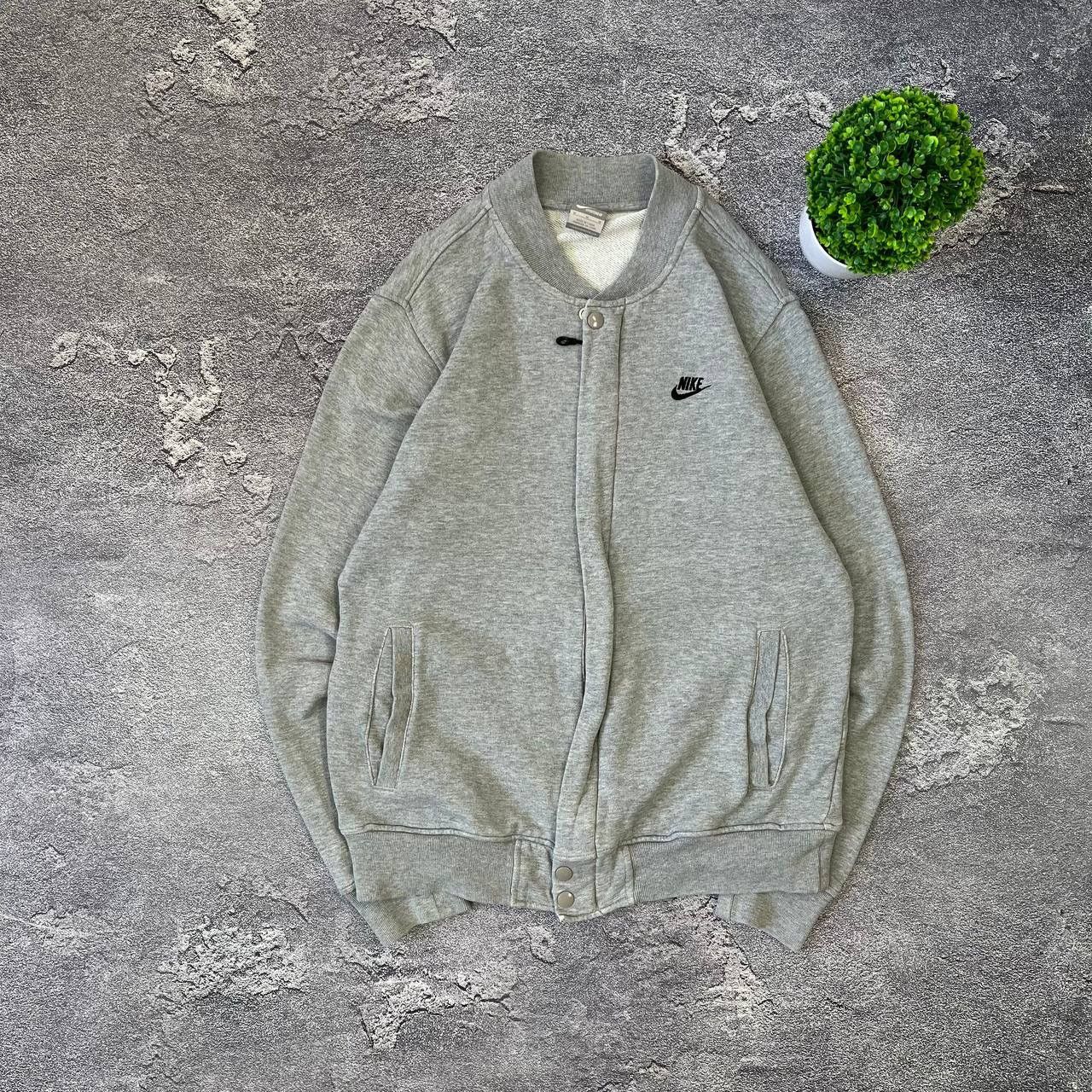 Nike Vintage Y2K Bomber Nike Grey,Size M Size US M / EU 48-50 / 2 - 1 Thumbnail