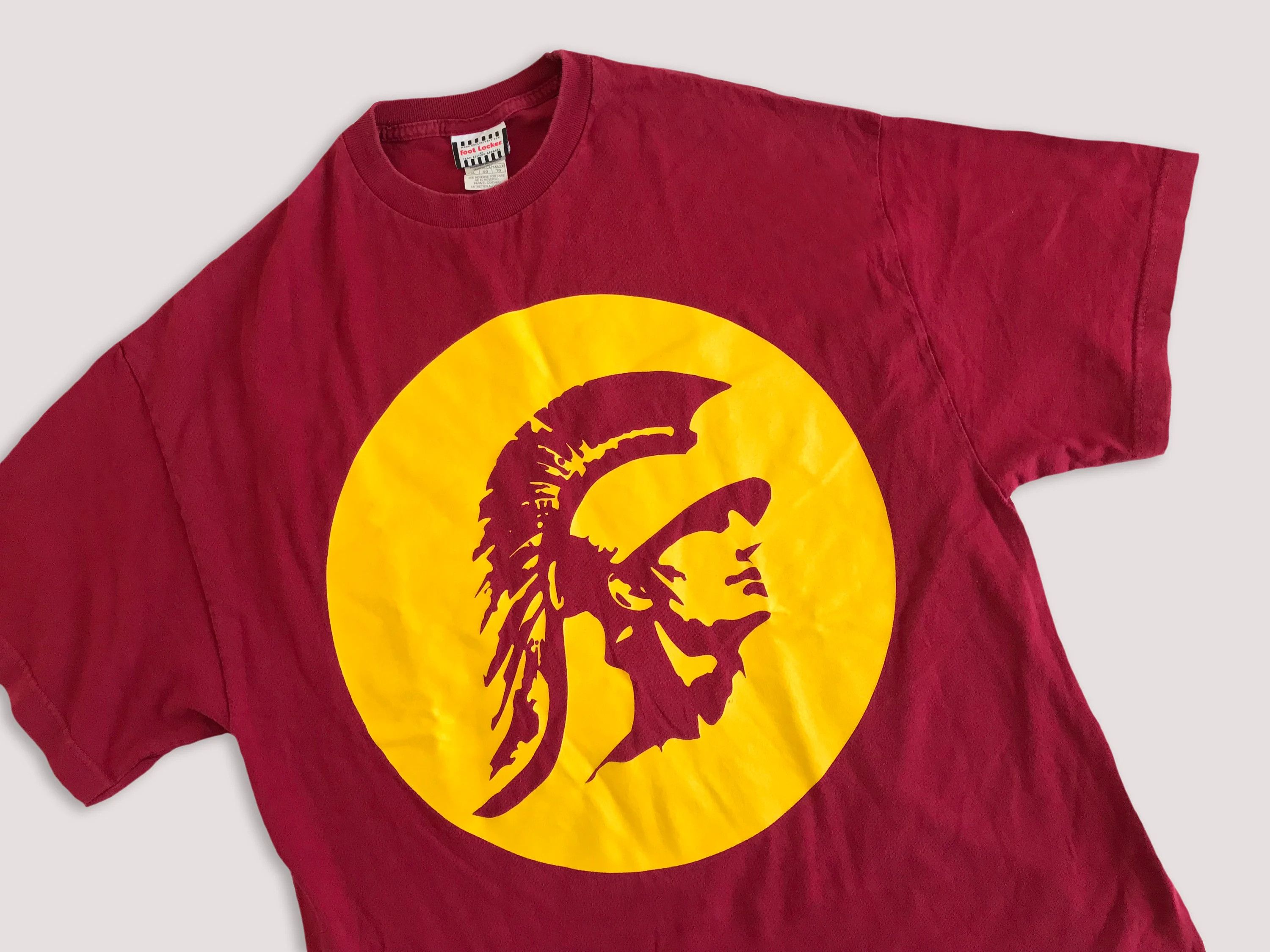 Other Vintage 90s USC TROJANS t shirt Y2K Football Footlocker Size US XL / EU 56 / 4 - 7 Thumbnail