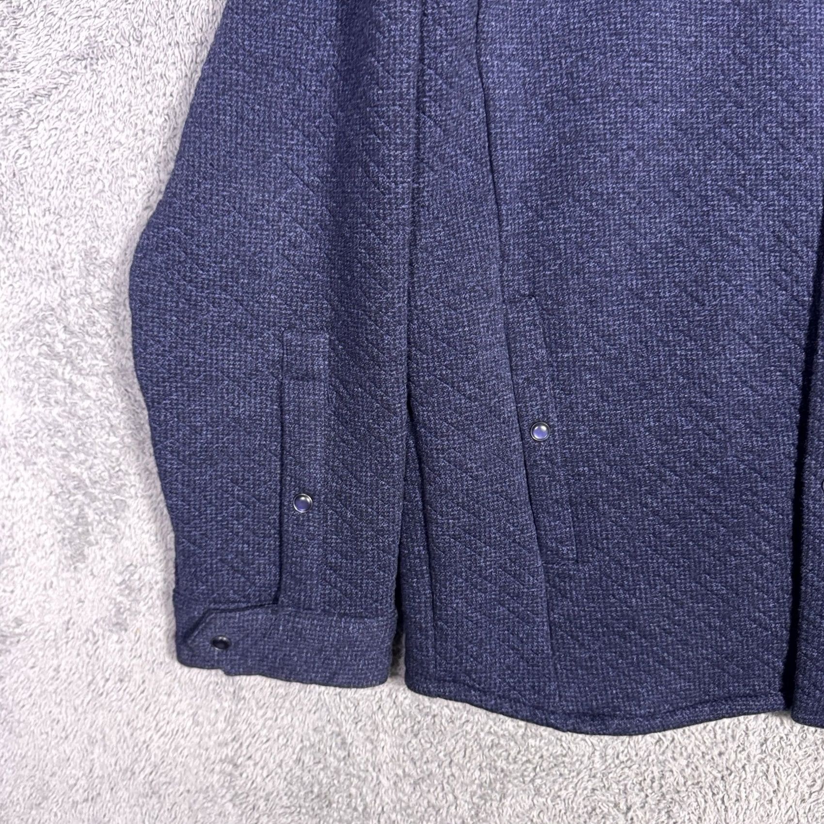 Robert Graham Robert Graham Jacket Mens XL Overshirt Pearl Snap Diamond Quilted Shacket Tailor Size US XL / EU 56 / 4 - 3 Thumbnail
