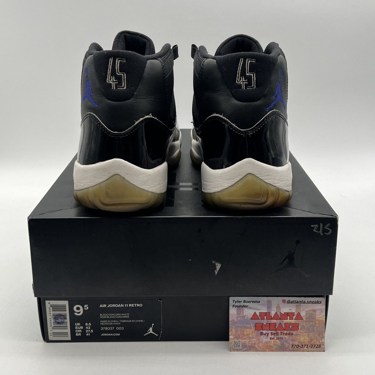 Jordan Brand Air Jordan 11 space jam Size US 9.5 / EU 42-43 - 3 Thumbnail