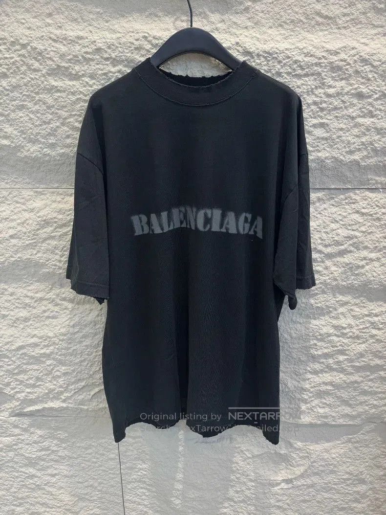 Balenciaga Balenciaga SS24 Logo Print Short Sleeve T. Size US M / EU 48-50 / 2 - 1 Thumbnail