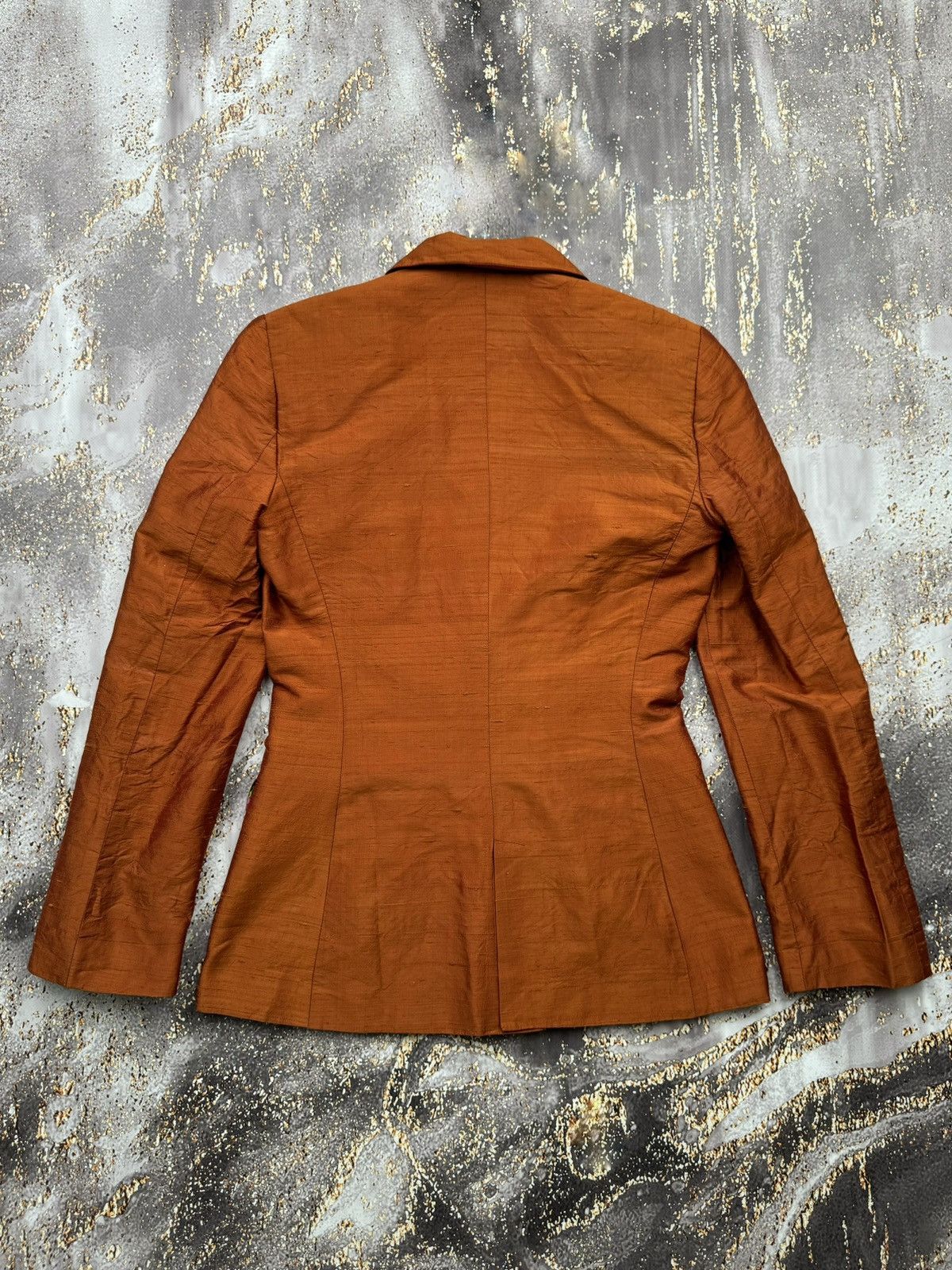 Dolce & Gabbana × Vintage Dolce & Gabbana Vintage Silk Blazer Size XS / US 0-2 / IT 36-38 - 11 Thumbnail