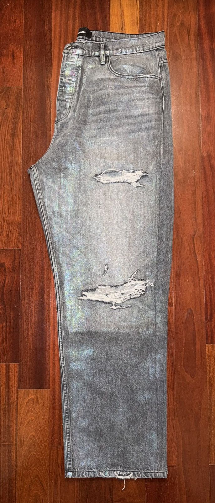 Nahmias Nahmias Oil Spill Baggy Jean Size US 38 / EU 54 - 2 Thumbnail