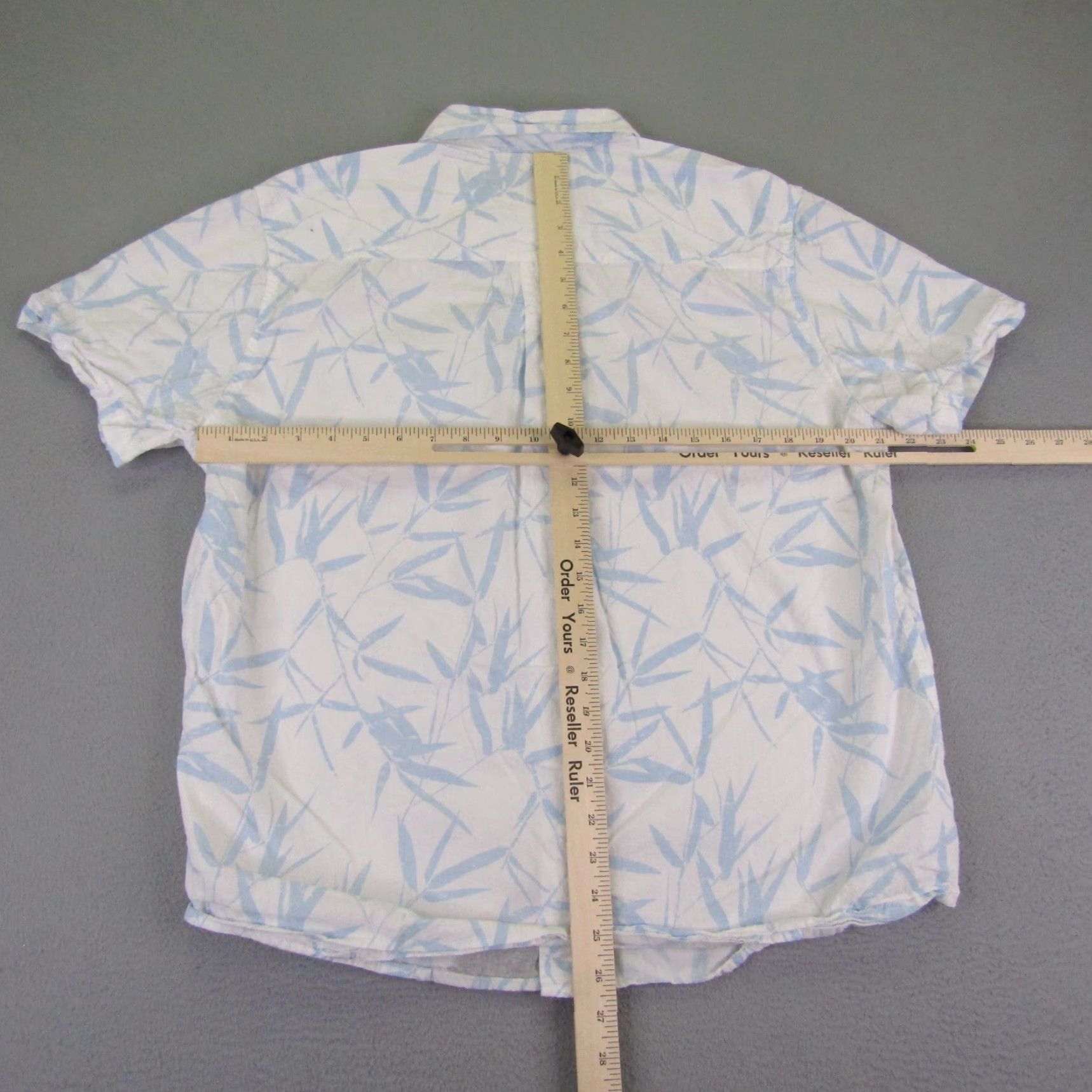 Eddie Bauer VINTAGE Eddie Bauer Shirt Mens Large Floral Short Sleeve Button-Down Casual Outdoor Cotton White Mens Size US L / EU 52-54 / 3 - 6 Thumbnail