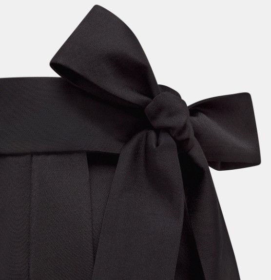 Dior o1w1db10824 Long Wrap Skirt in Black Size 25" / US 0 / IT 36 - 3 Thumbnail