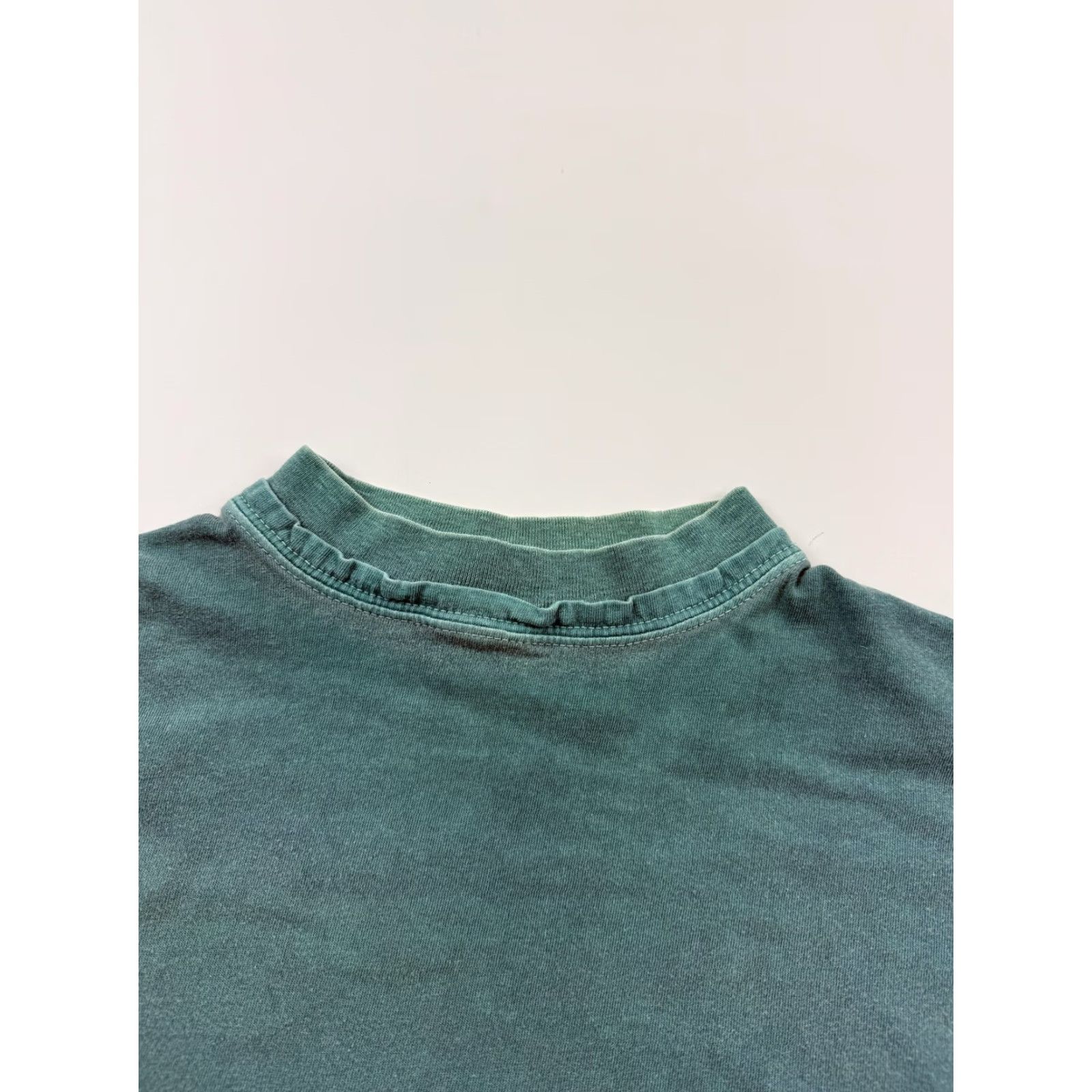 Vintage VINTAGE Rush Shirt Mens XL Green Long Sleeve Crewneck 100% Cotton Made USA Size US XL / EU 56 / 4 - 4 Thumbnail