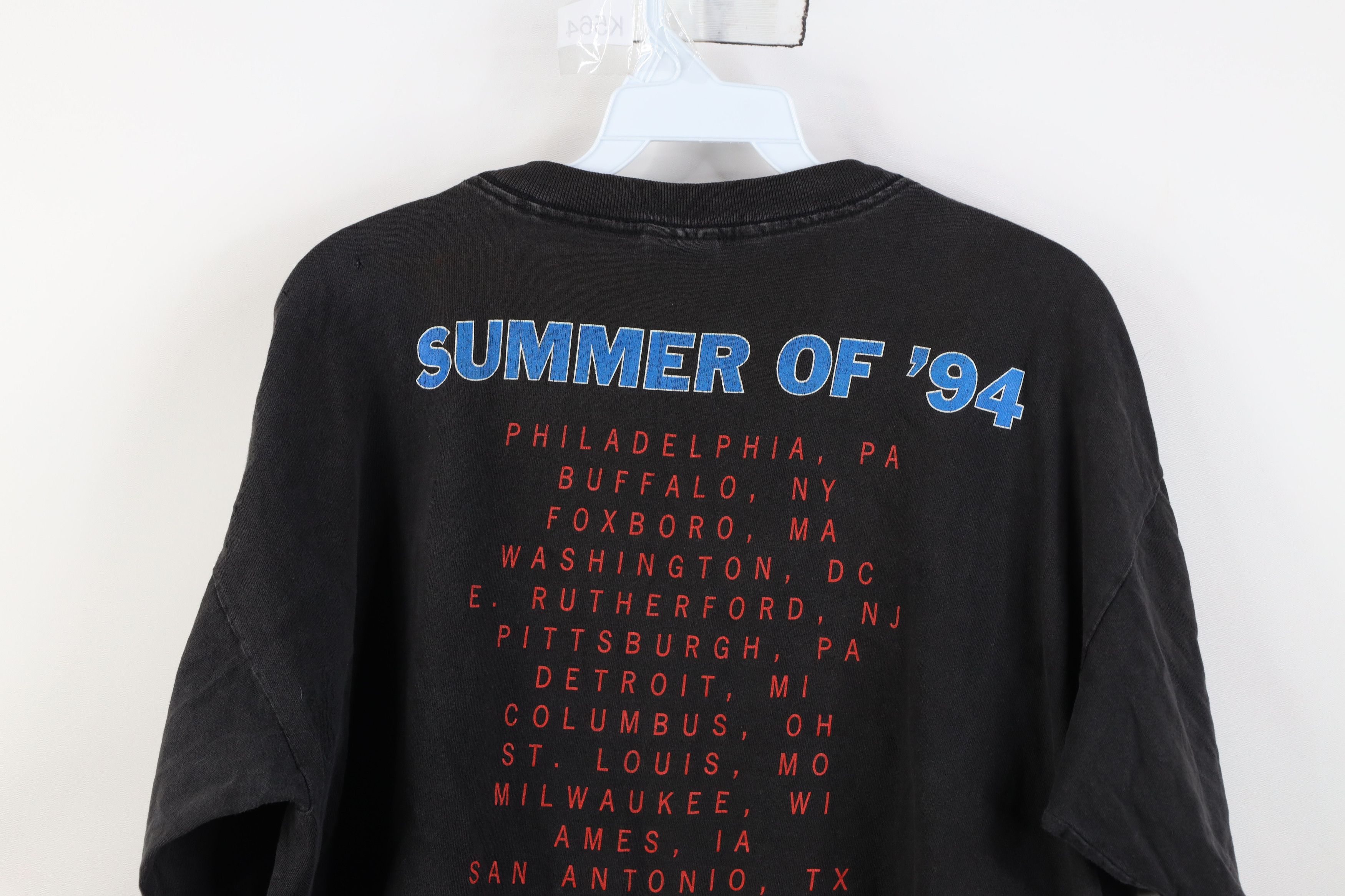Vintage Vintage 90s 1994 Summer Tour Elton John Billy Joel T-Shirt Size US XL / EU 56 / 4 - 15 Thumbnail
