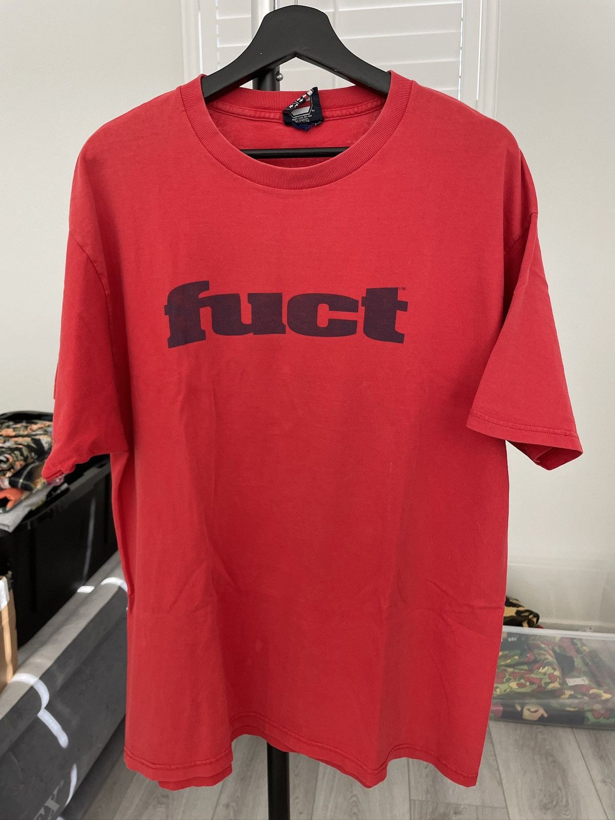 FUCT Fuct OG blue on red Size US XL / EU 56 / 4 - 1 Thumbnail