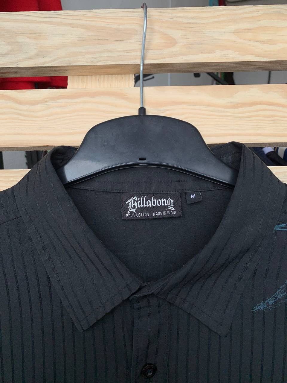 Billabong × Vintage Vintage Billabong Y2K Button Up Striped Shirt Graffiti Logo Size US L / EU 52-54 / 3 - 5 Thumbnail