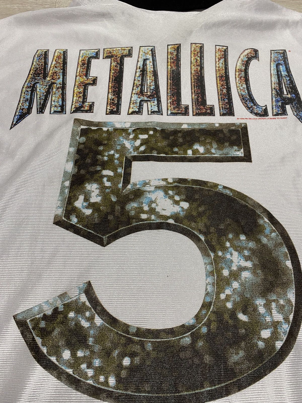 Metallica Vintage Metallica Jersey 1996 #5 Y2K Drill GIANT Size XL 90 Size US XL / EU 56 / 4 - 10 Thumbnail