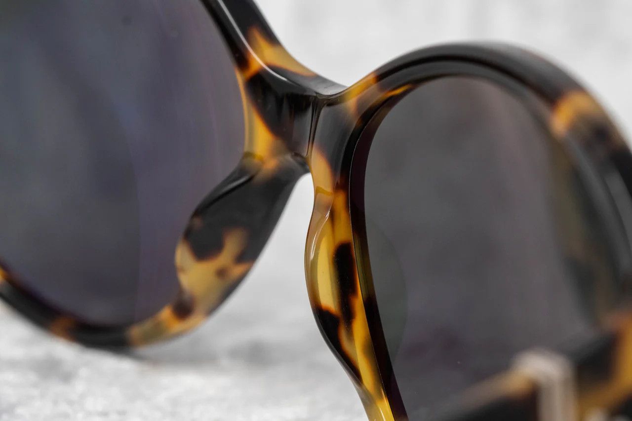 Ann Demeulemeester Ann Demeulemeester Sunglasses Oversized Tortoise and Grey Size ONE SIZE - 10 Thumbnail