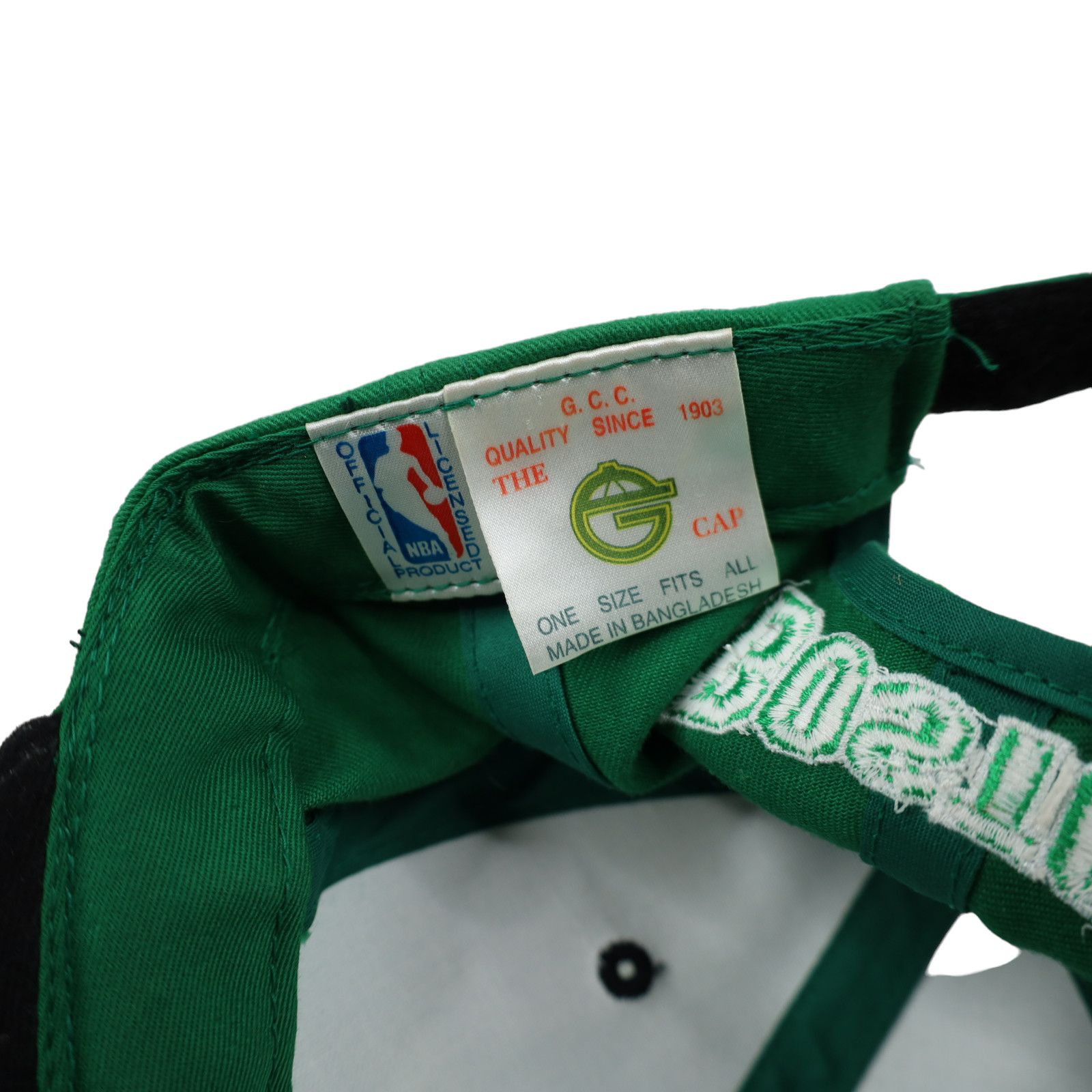 NBA × Vintage Vintage Boston Celtic Spellout Hat Cap Size ONE SIZE - 7 Thumbnail