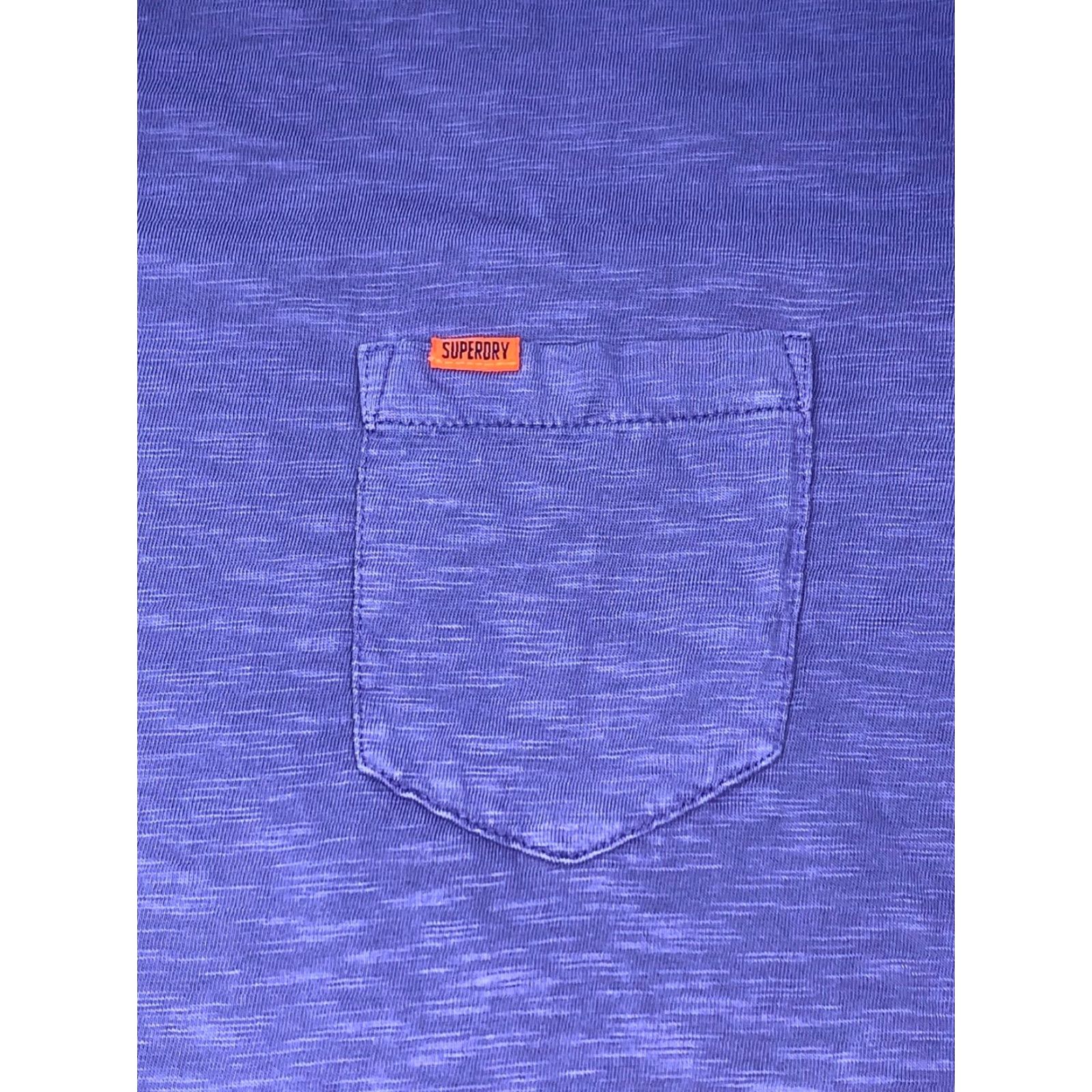 Superdry Super Dry Pocket T Shirt M Purple Short Sleeve Men Size US M / EU 48-50 / 2 - 5 Thumbnail
