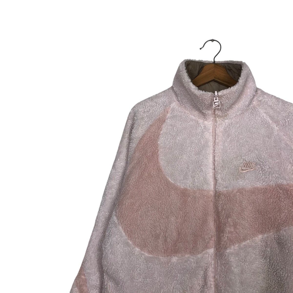 Nike 📌Reversible Bomber Jacket Nike Big Logo Swoosh Streetwear Size US XL / EU 56 / 4 - 8 Thumbnail