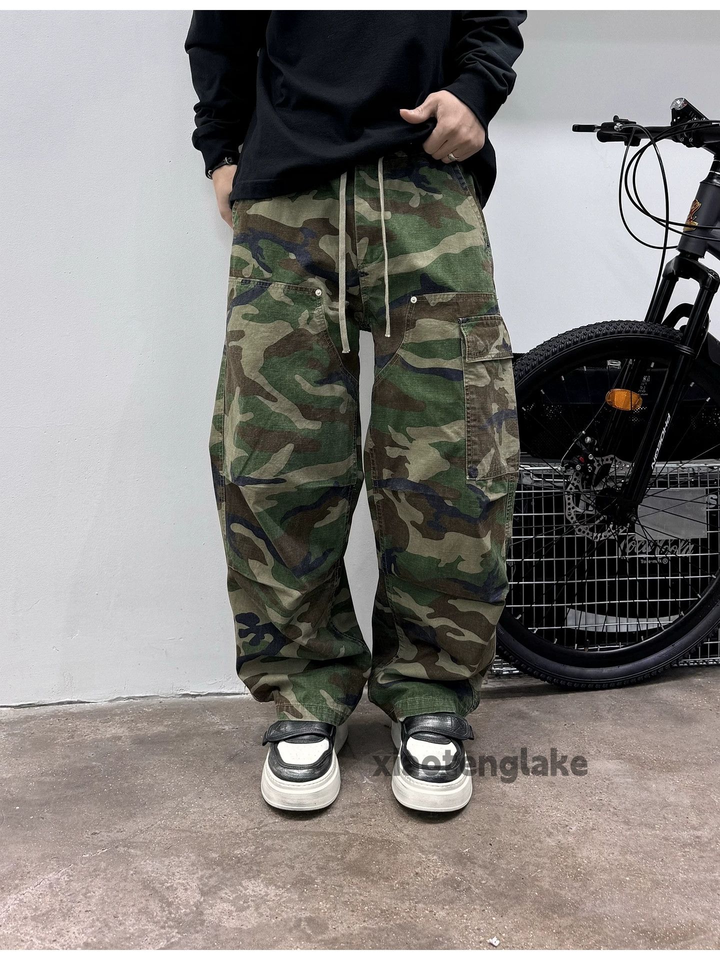 Vintage otl military outdoor acne carhartt style cargo camo pants Size US 36 / EU 52 - 1 Thumbnail