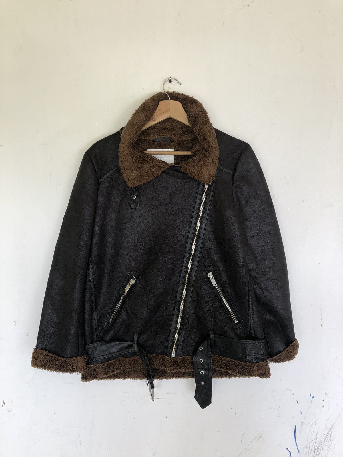 Japanese Brand × Seditionaries × Zara Y2k Zara Punk Design jacket Synthetic Leather Size M / US 6-8 / IT 42-44 - 1 Thumbnail