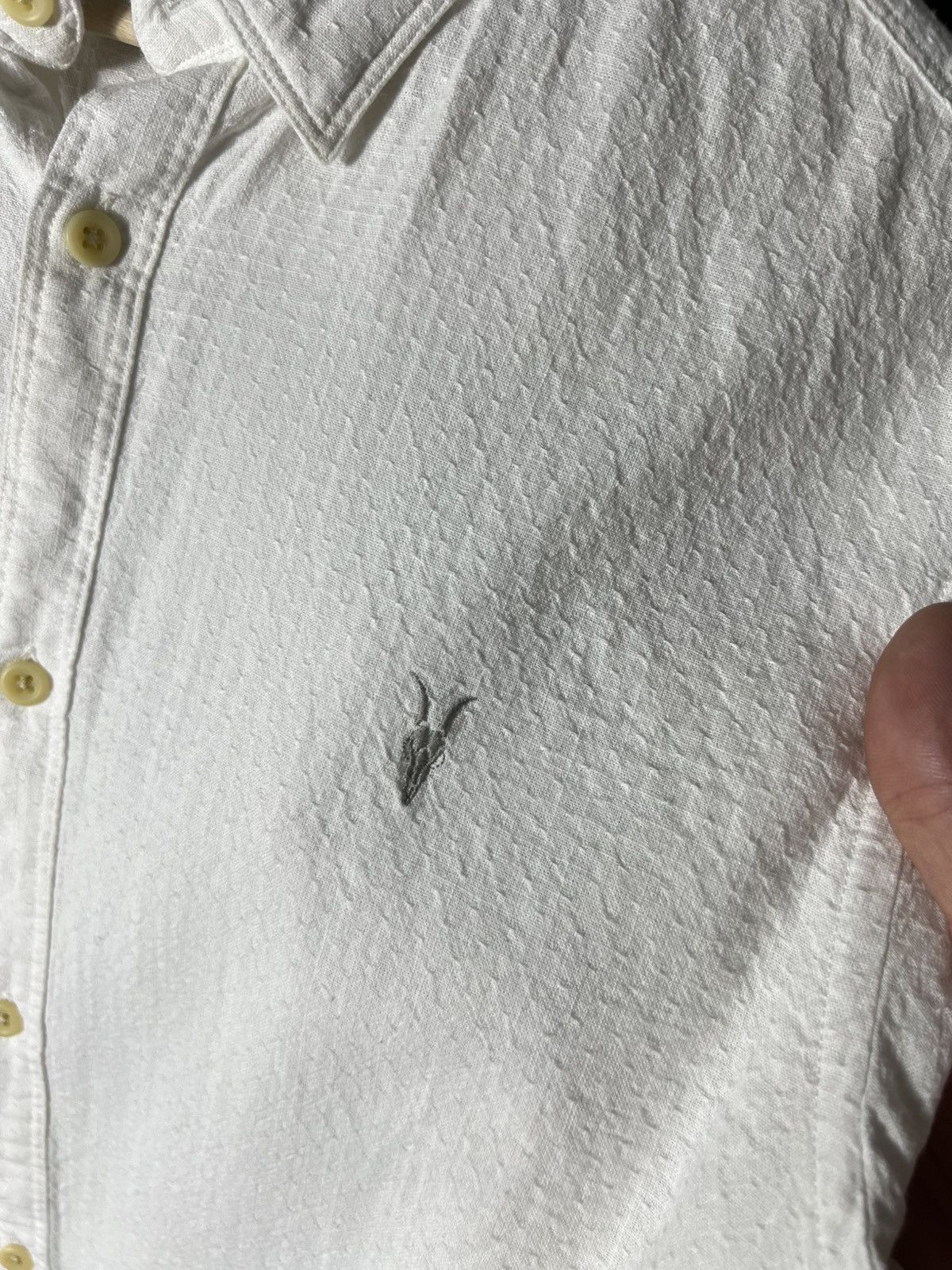 Allsaints 💎 Luxury ALLSAINT White shirt button up Size M Long sleeve Size US M / EU 48-50 / 2 - 5 Thumbnail