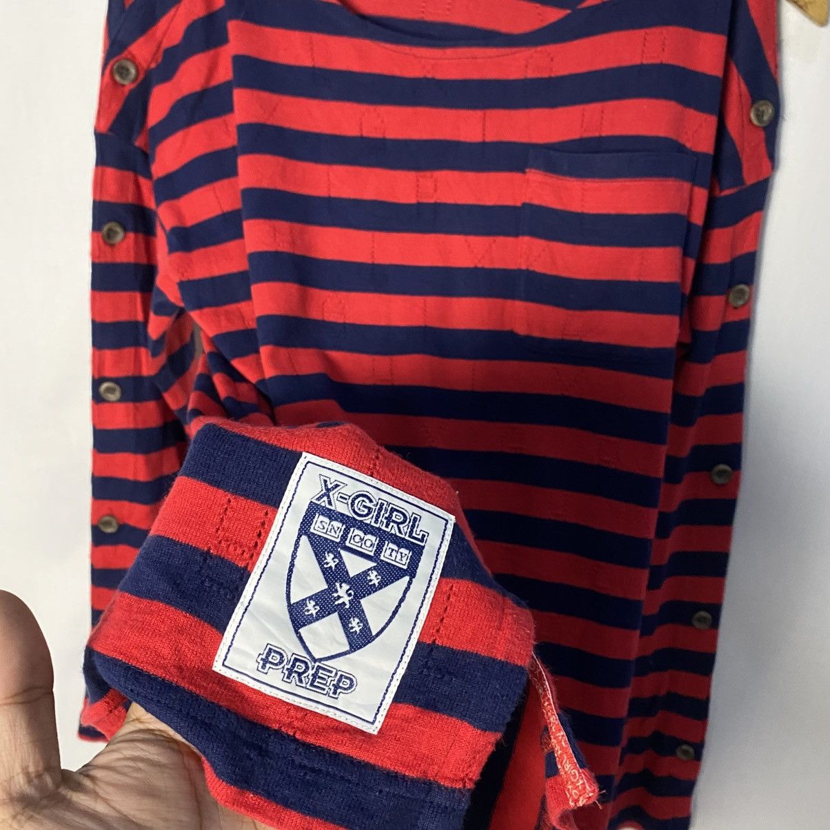X-Girl X-Girl Stripped Long Sleeve Size M / US 6-8 / IT 42-44 - 6 Thumbnail