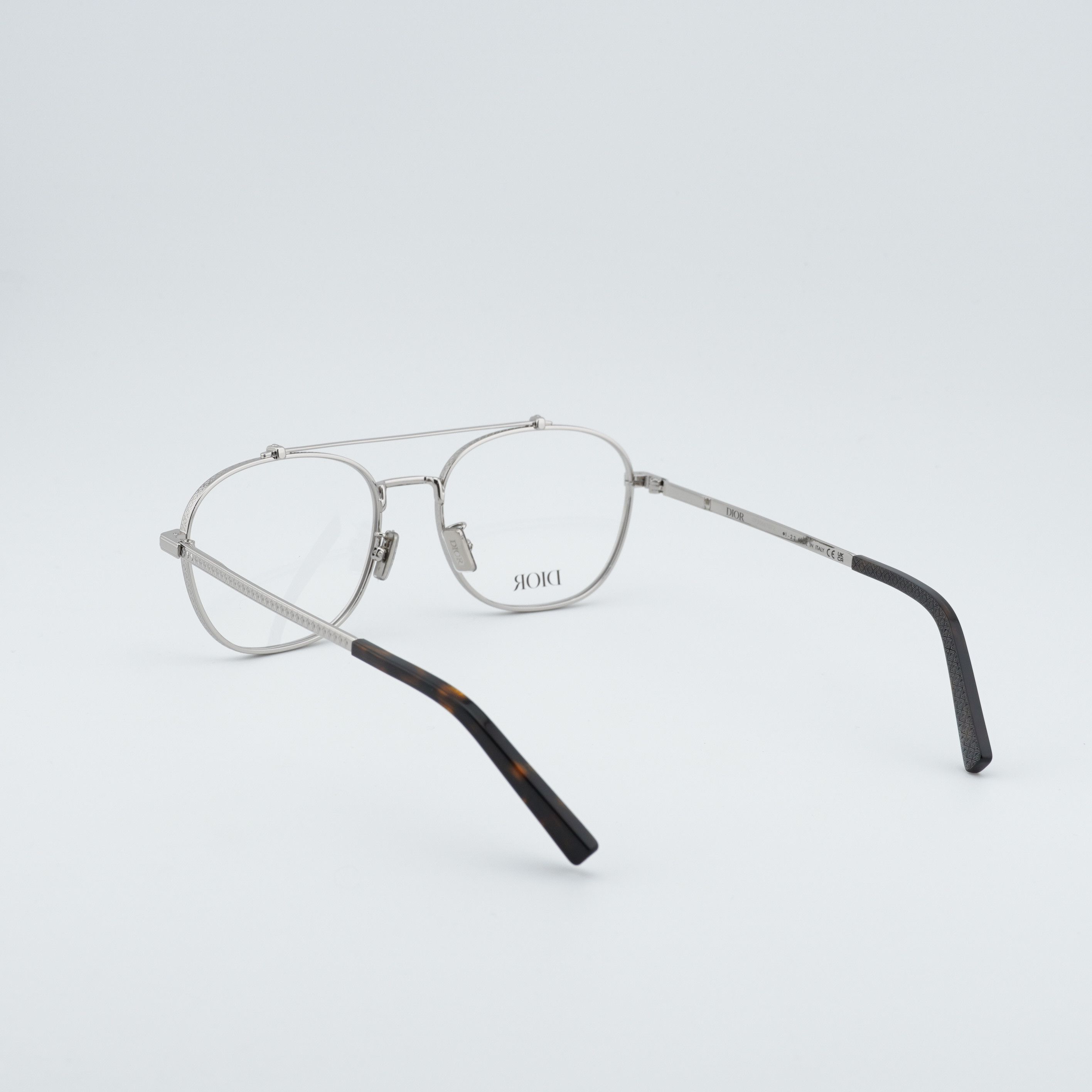 Dior Dior CD DIAMONDO R2U F200 Eyeglasses Silver 54mm Aviator Size ONE SIZE - 2 Thumbnail