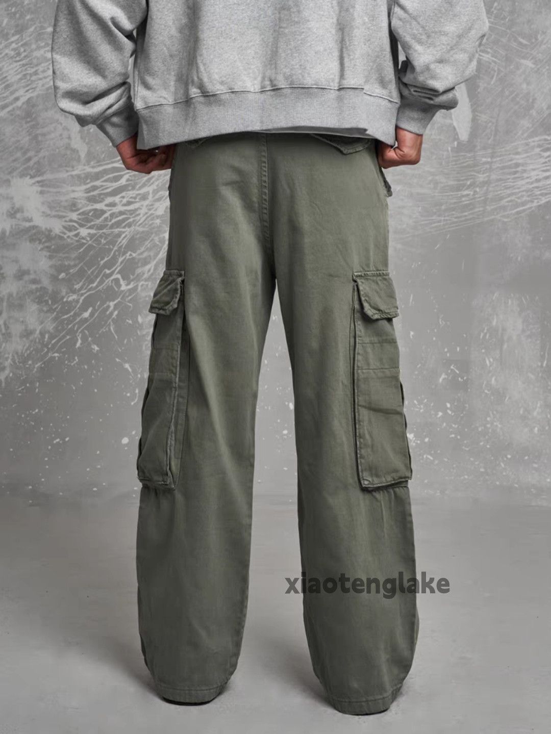Designer × Vintage washed faded cleanfit yuppie loose baggy cargo pants Size US 32 / EU 48 - 8 Thumbnail