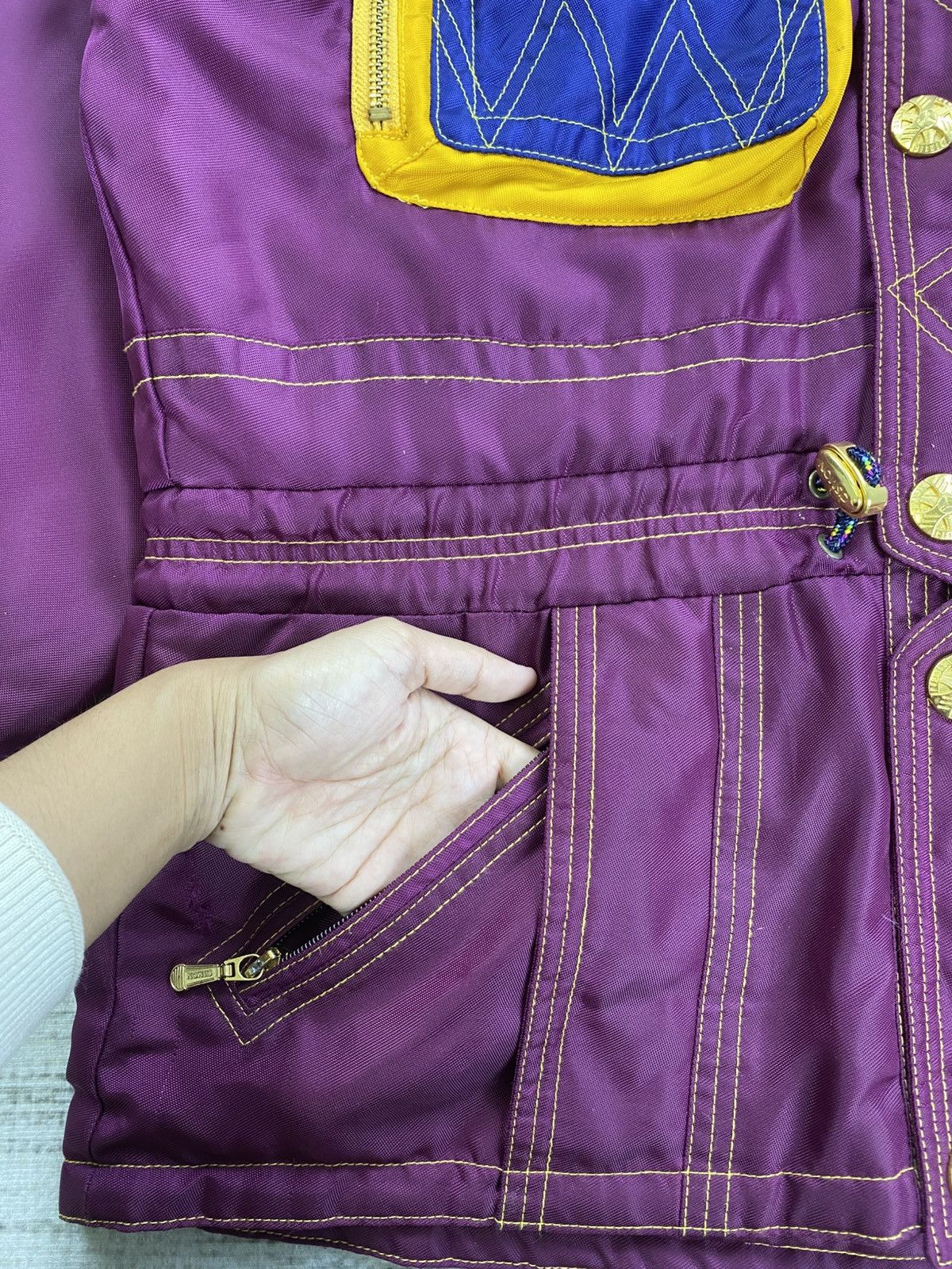 Japanese Brand × Vintage Vintage Cismon Bomber Ski Wear Multicolour Jacket Size US L / EU 52-54 / 3 - 6 Thumbnail