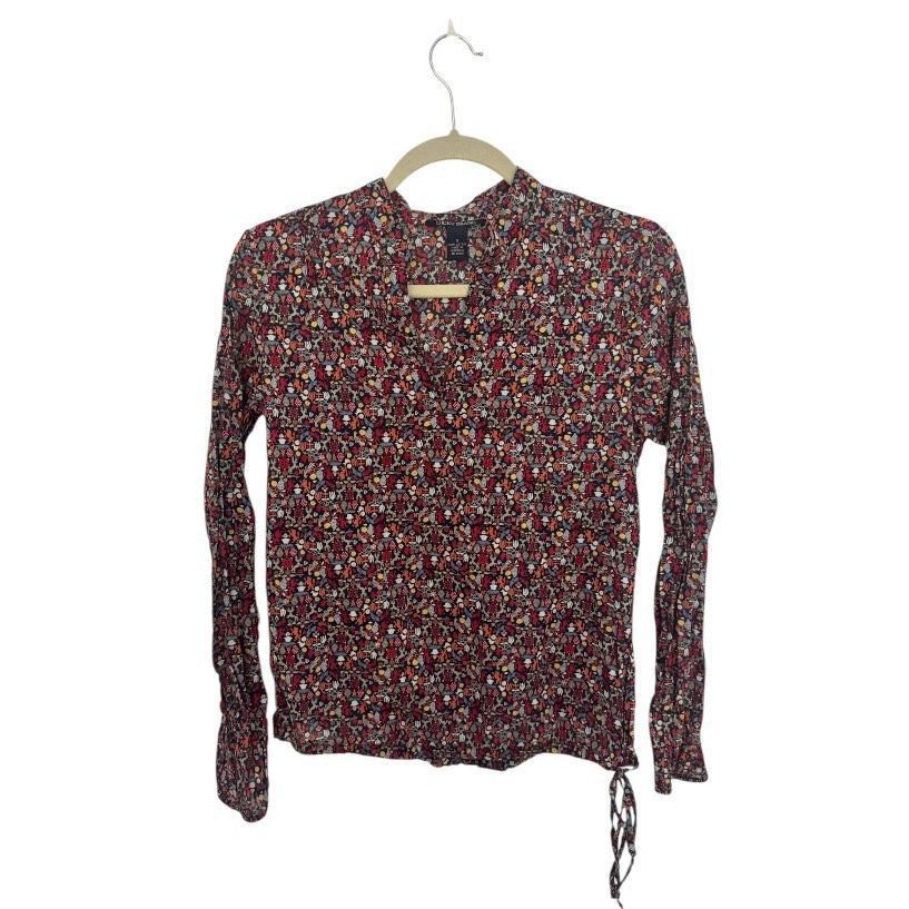 Lucky Brand Lucky Brand Floral Cotton Peasant Blouse S Size S / US 4 / IT 40 - 1 Thumbnail