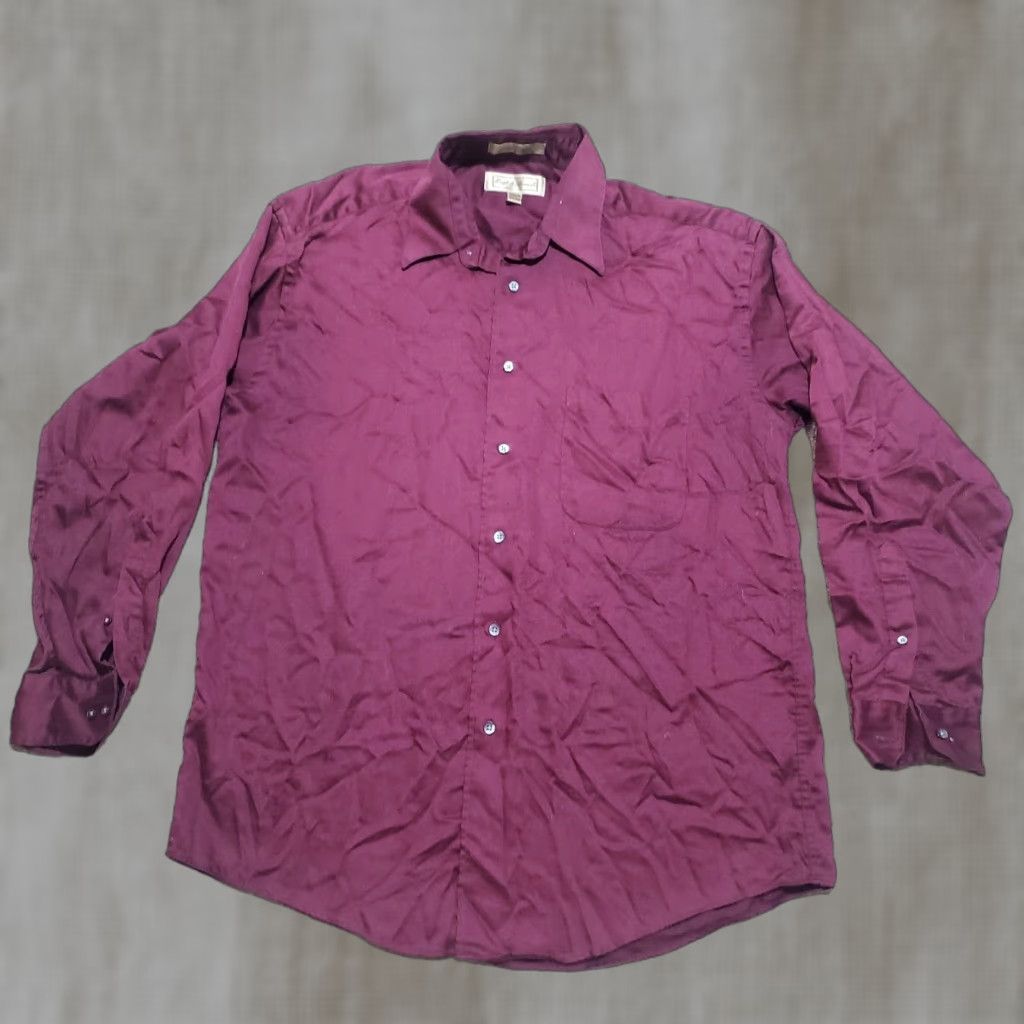Croft & Barrow Croft & Barrow Sateen Solid Purple Long Sleeve Button Up Shirt Mens 15.5 32/33 Shirt Mens Purple Long Sleeve Button-Up, Croft & Barrow, 15.5, 32/33 Size US L / EU 52-54 / 3 - 1 Thumbnail