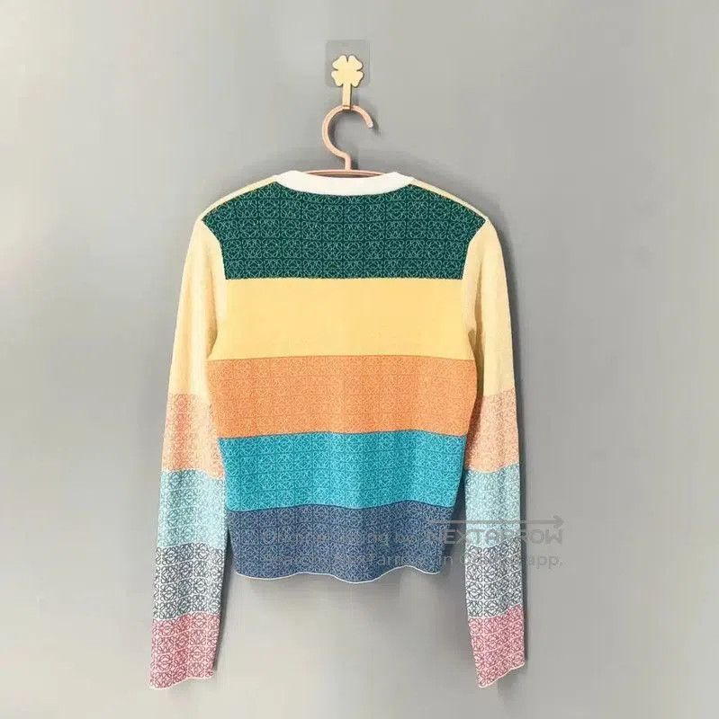 Loewe Loewe Multicolor Wool Knit Sweater for Women . Size M / US 6-8 / IT 42-44 - 2 Thumbnail