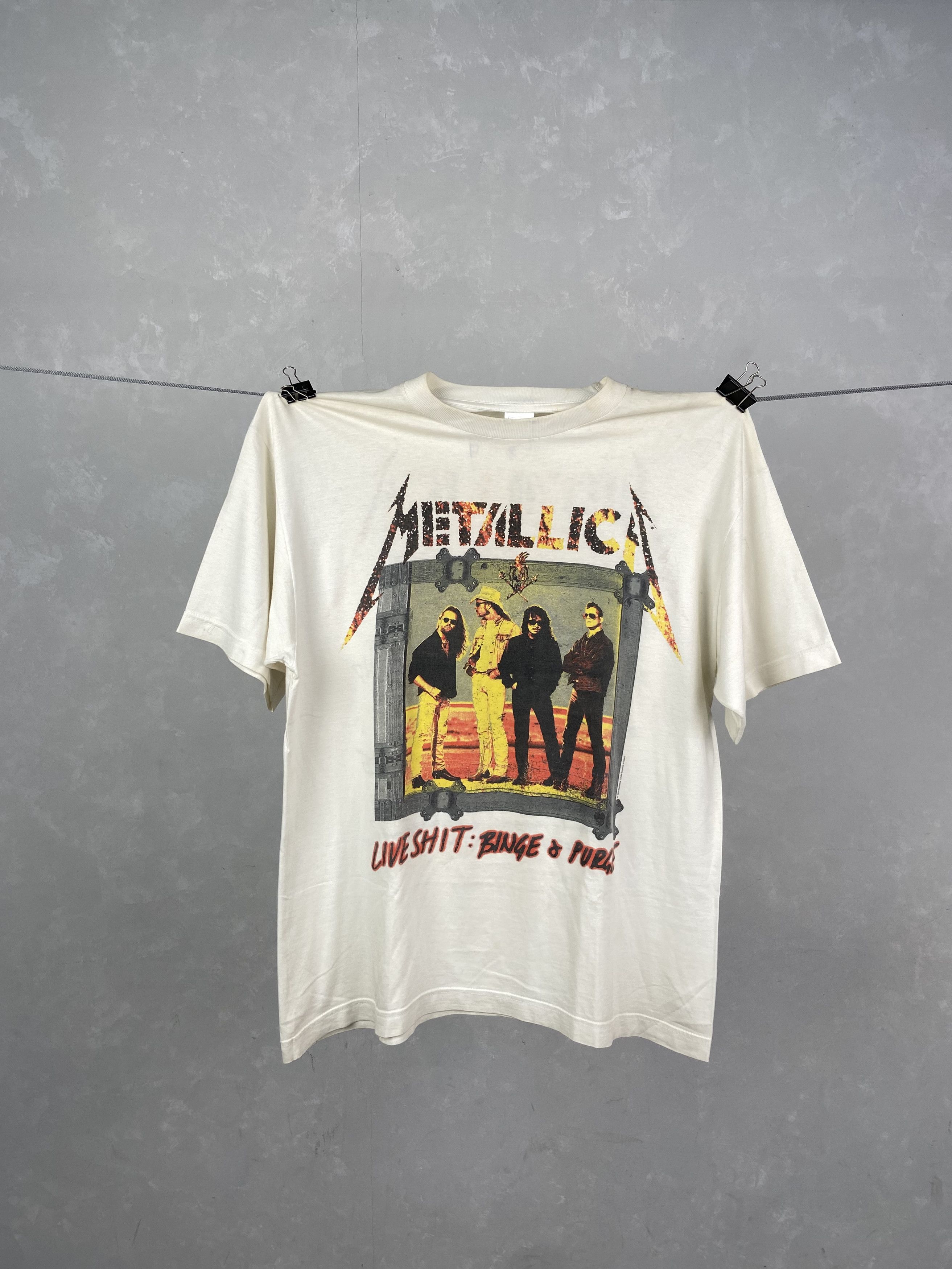 Band Tees × Rap Tees × Vintage METALLICA LIVESHIT TOUR 1995 Size US XL / EU 56 / 4 - 1 Thumbnail
