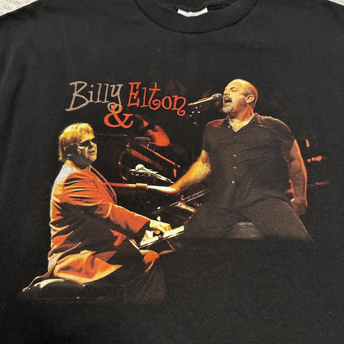 Band Tees × Vintage VintageY2K Billy Joel Elton John Face to Face Tour Shirt Size US XL / EU 56 / 4 - 2 Thumbnail