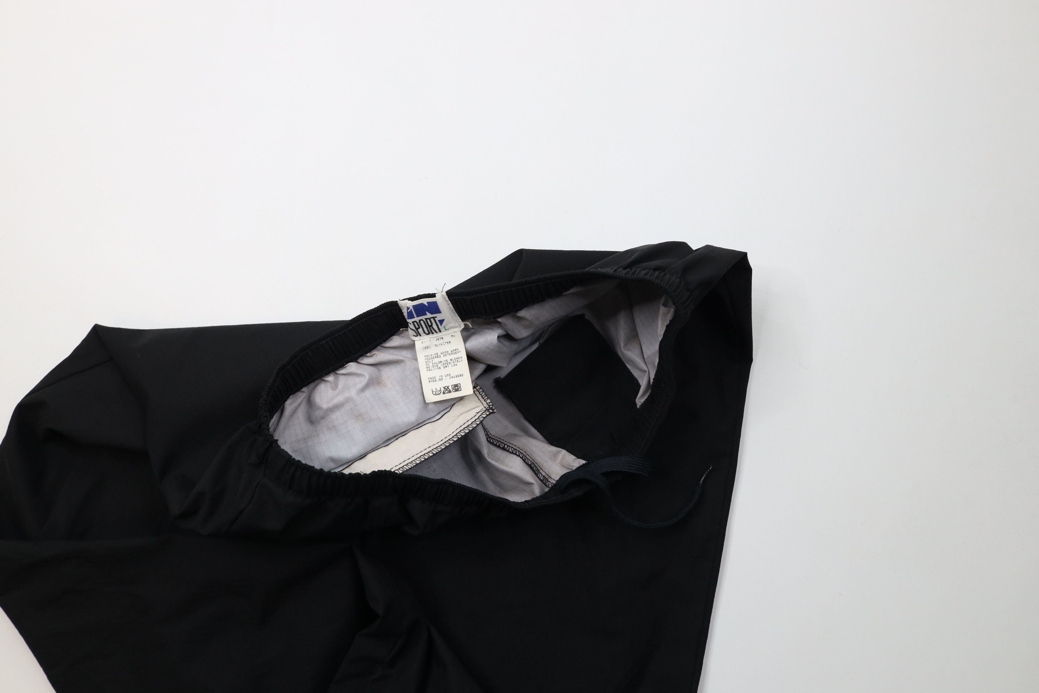 Vintage Vintage 90s Streetwear Windbreaker Joggers Pants Black USA Size US 36 / EU 52 - 9 Thumbnail