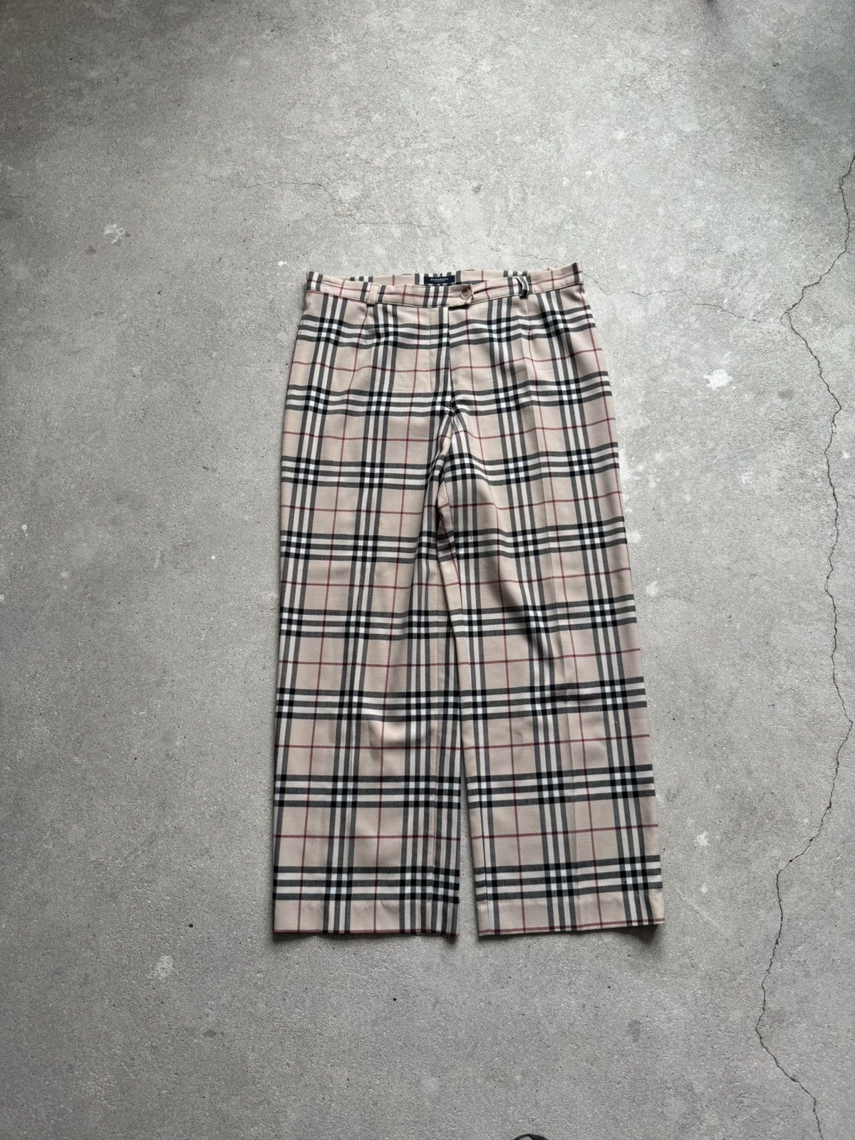 Burberry Vintage Burberry Pants Plaid Nova Check Wool Size US 34 / EU 50 - 5 Thumbnail