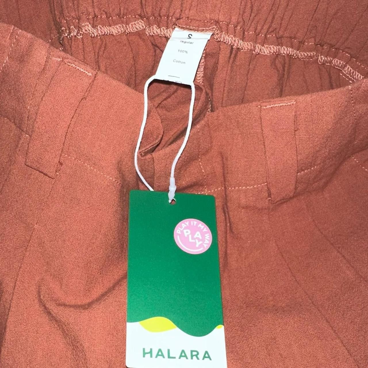 Other Halara Burnt Orange NWT Size S Wide-leg Linen Pants Size 27" / US 4 / IT 40 - 2 Thumbnail