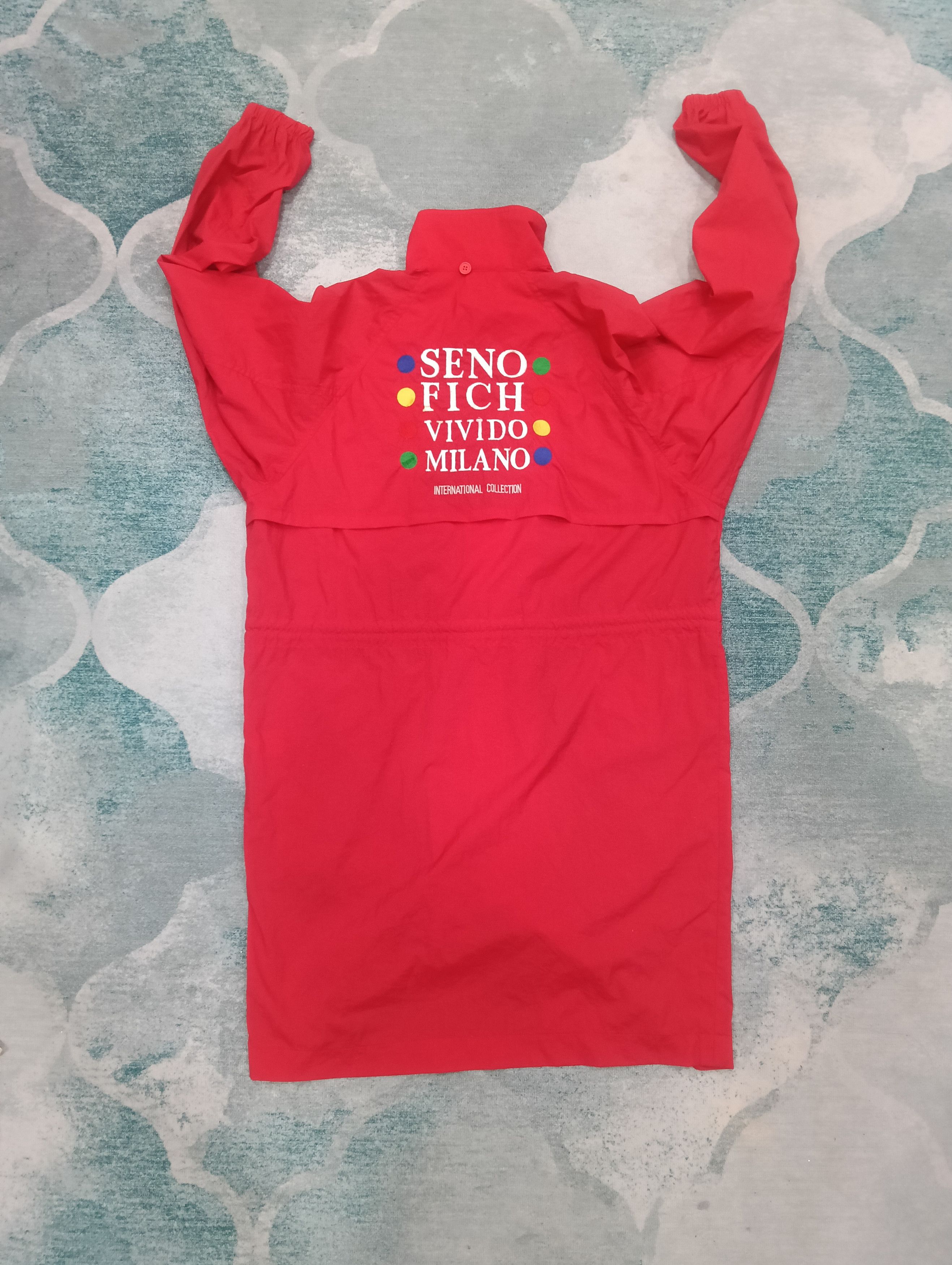 Vintage Vintage Seno Fich Like Long Windbreakers Size XL / US 12-14 / IT 48-50 - 3 Thumbnail
